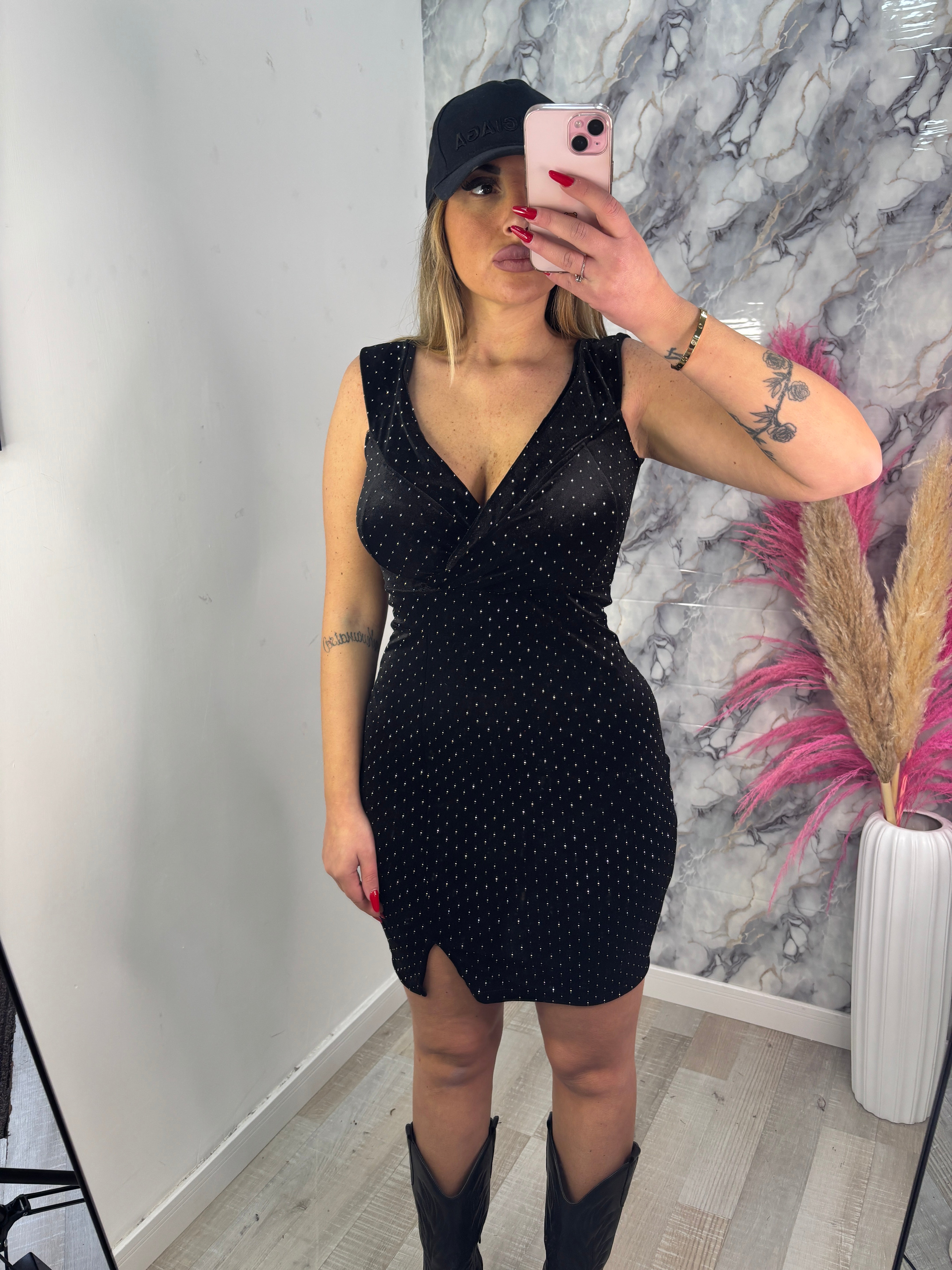 DRESS NERO BRILLANTINI