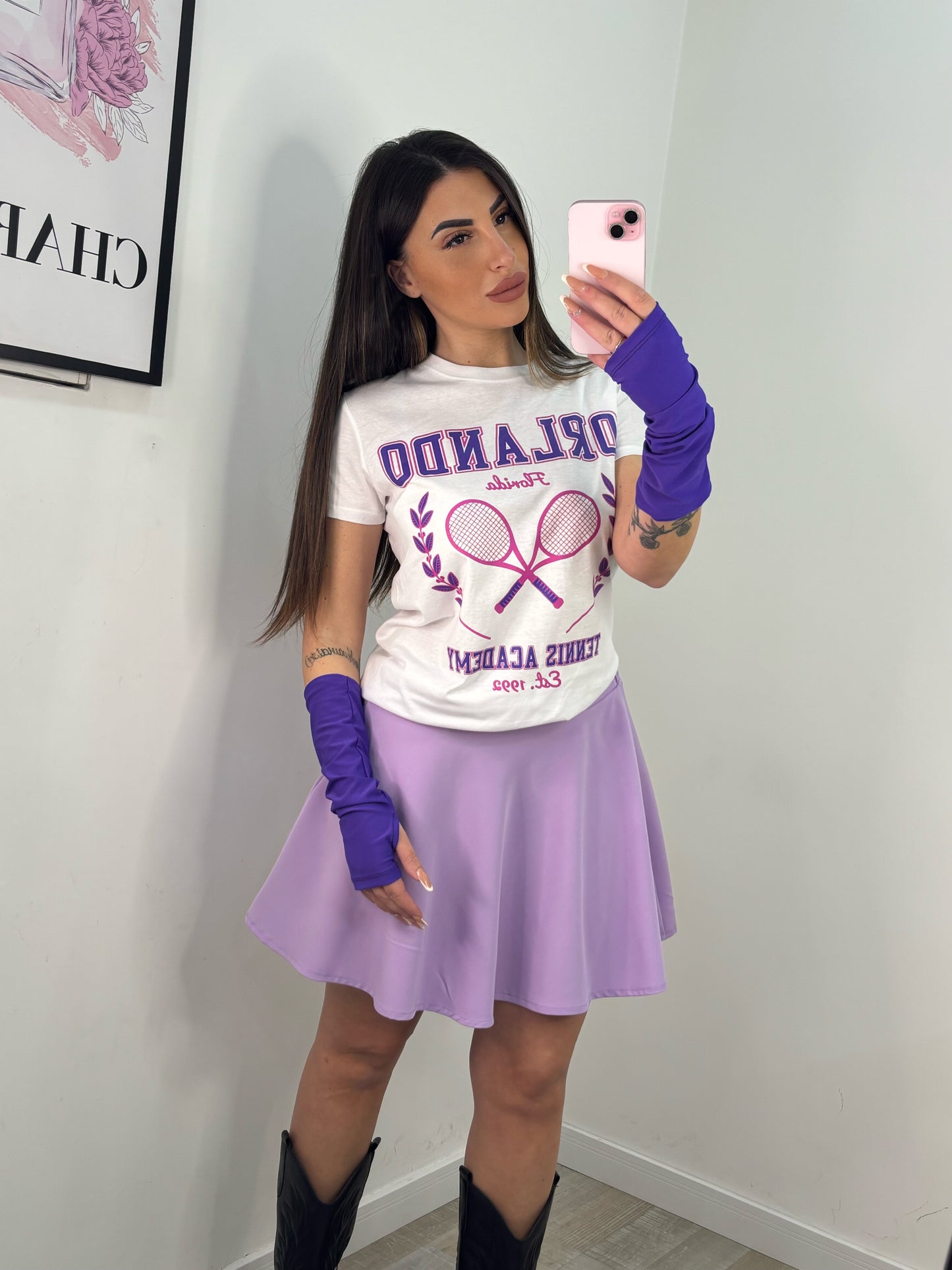 T-SHIRT ORLANDO CON MANICOTTI