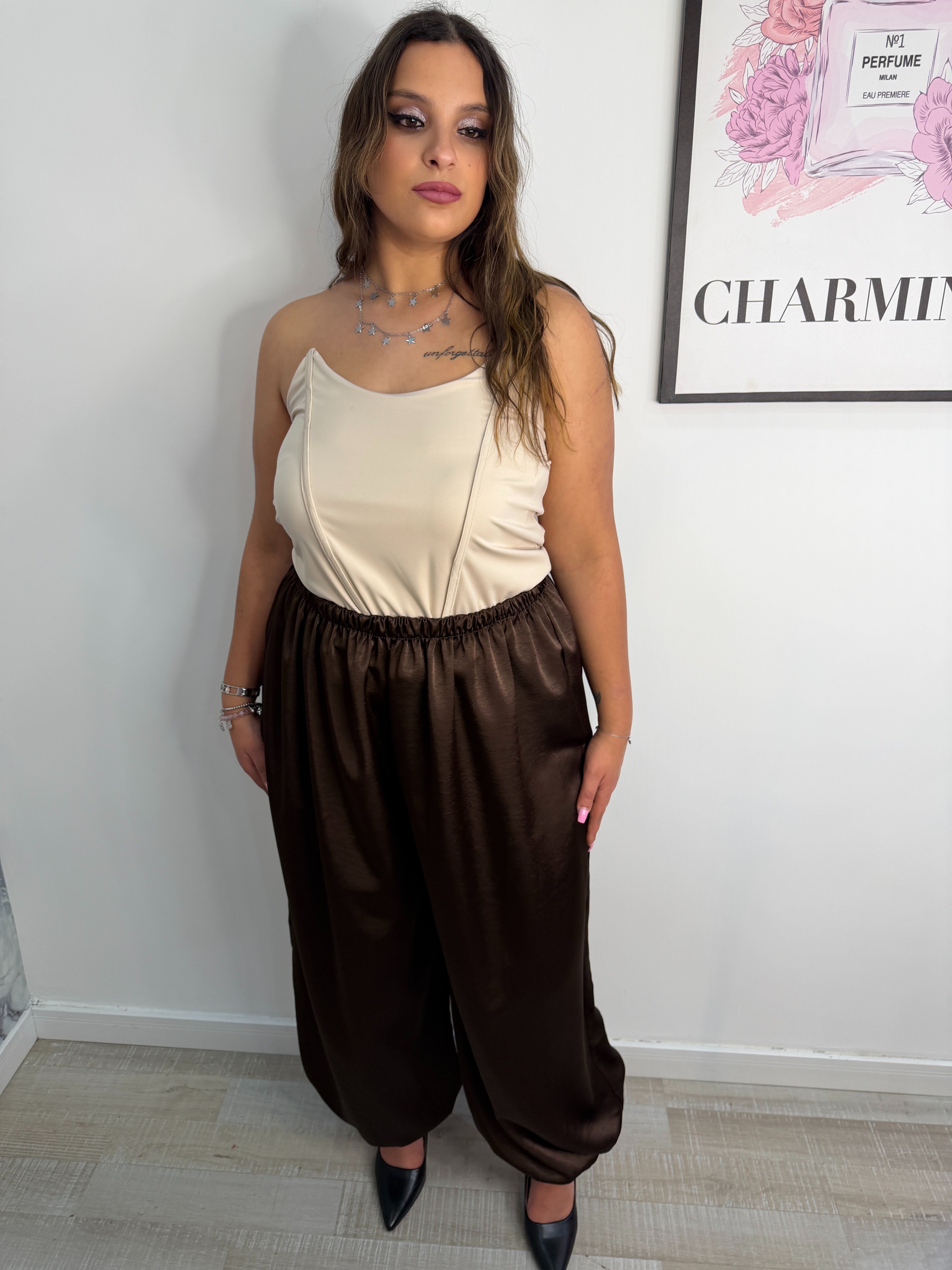 PANTALONE SATIN CURVY KINDER