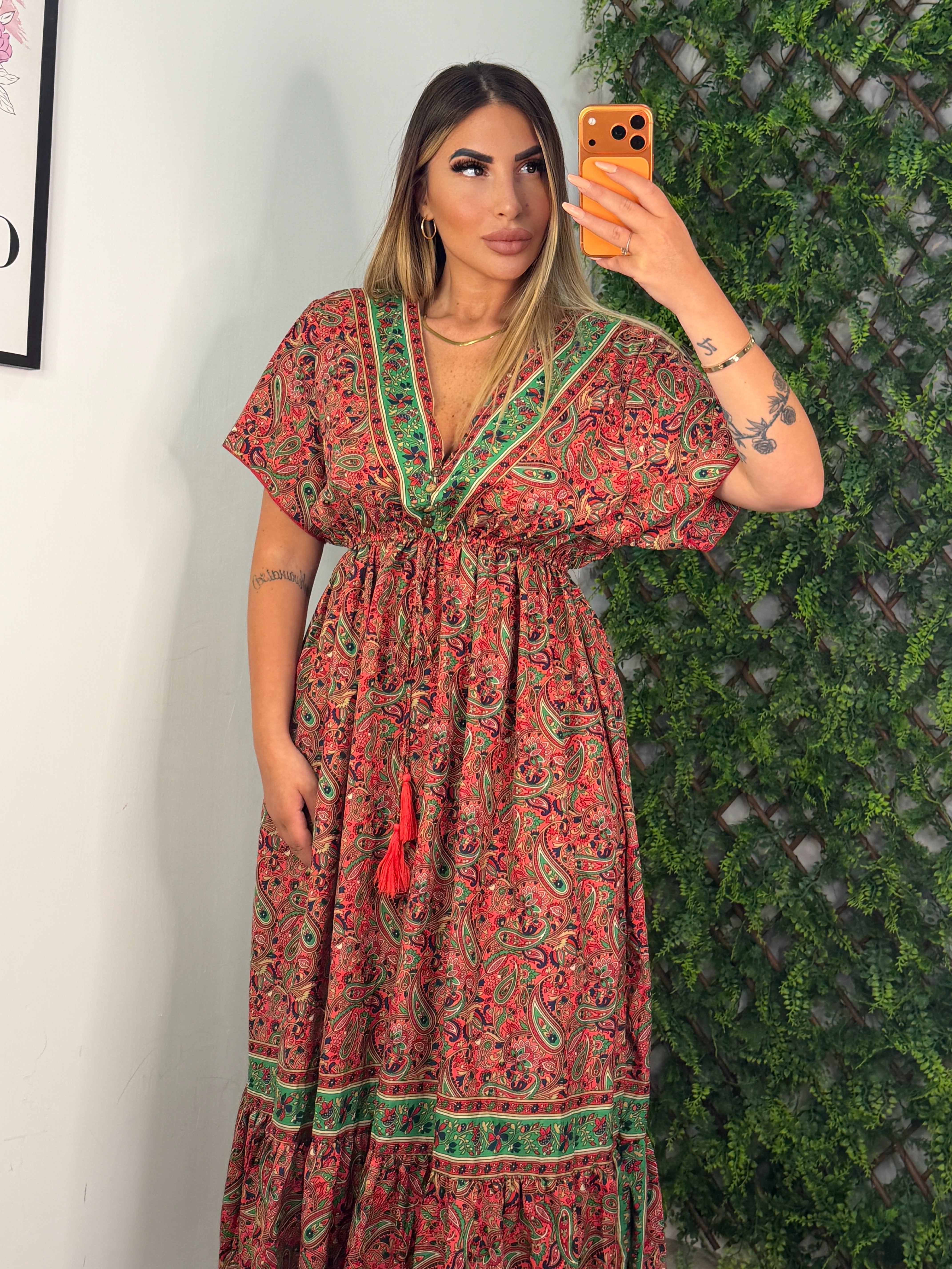 DRESS GITANA RED