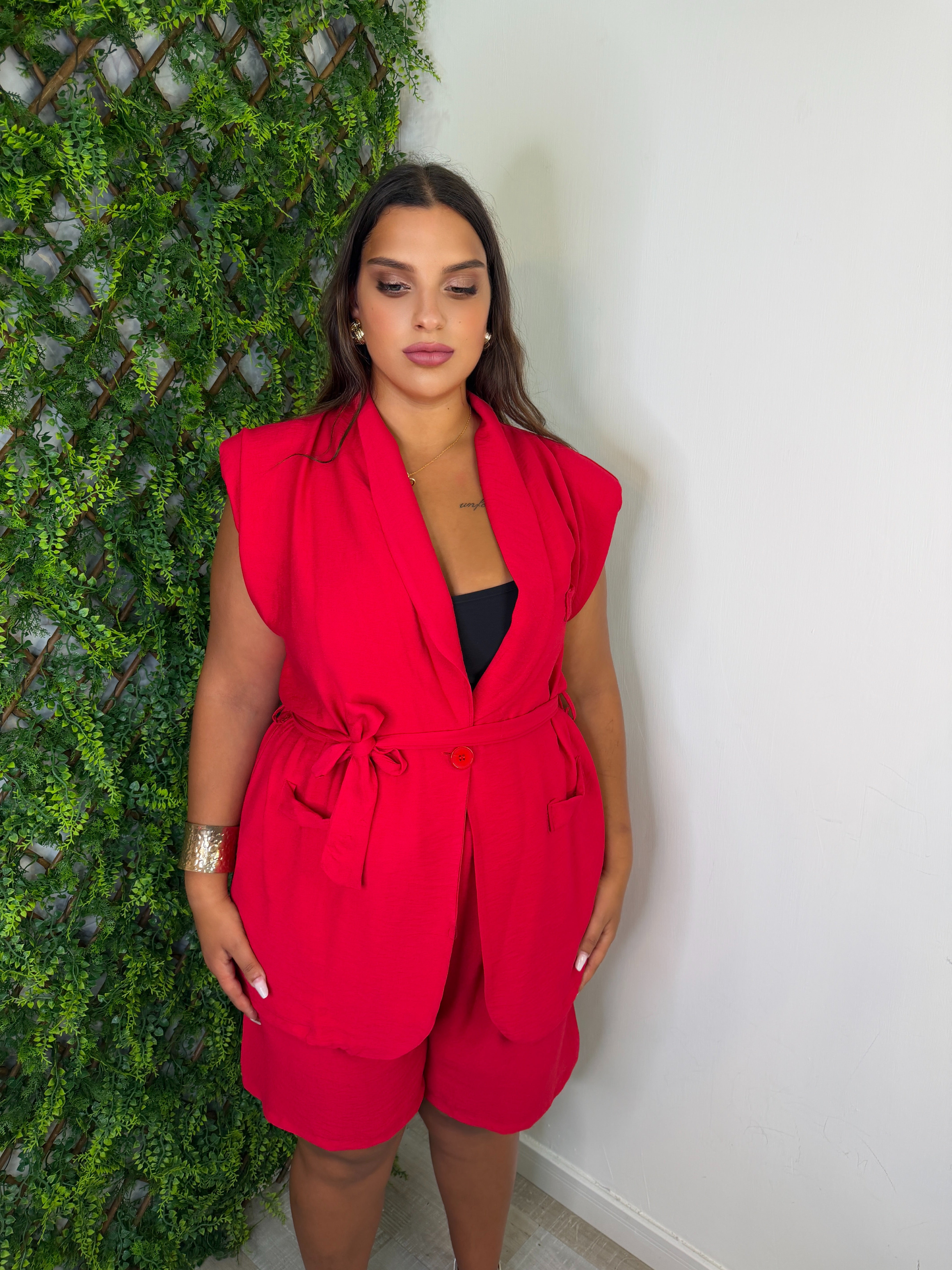 COORDINATO JASMINE ROSSO