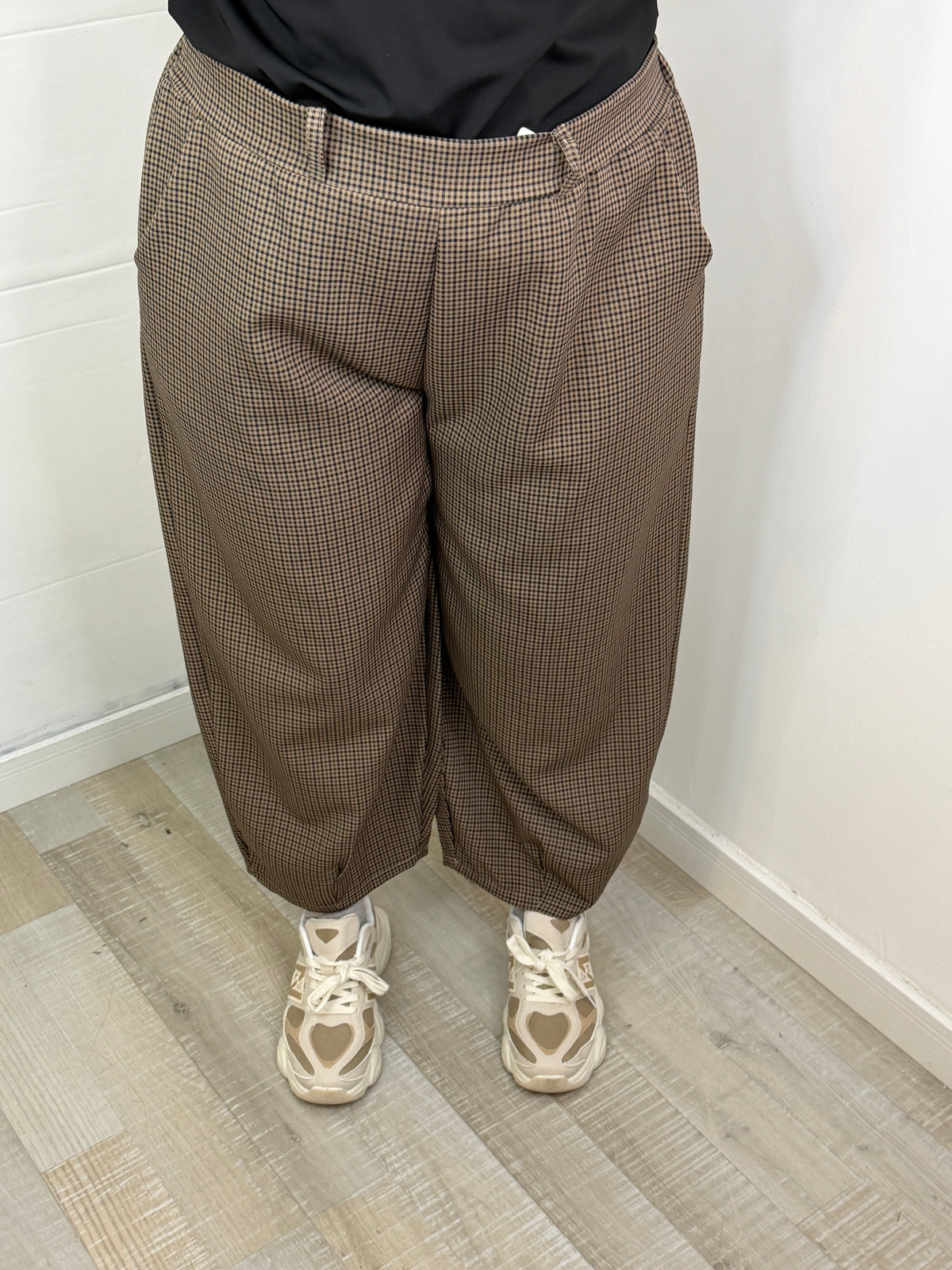 PANTALONE CURVY QUADRI - 01