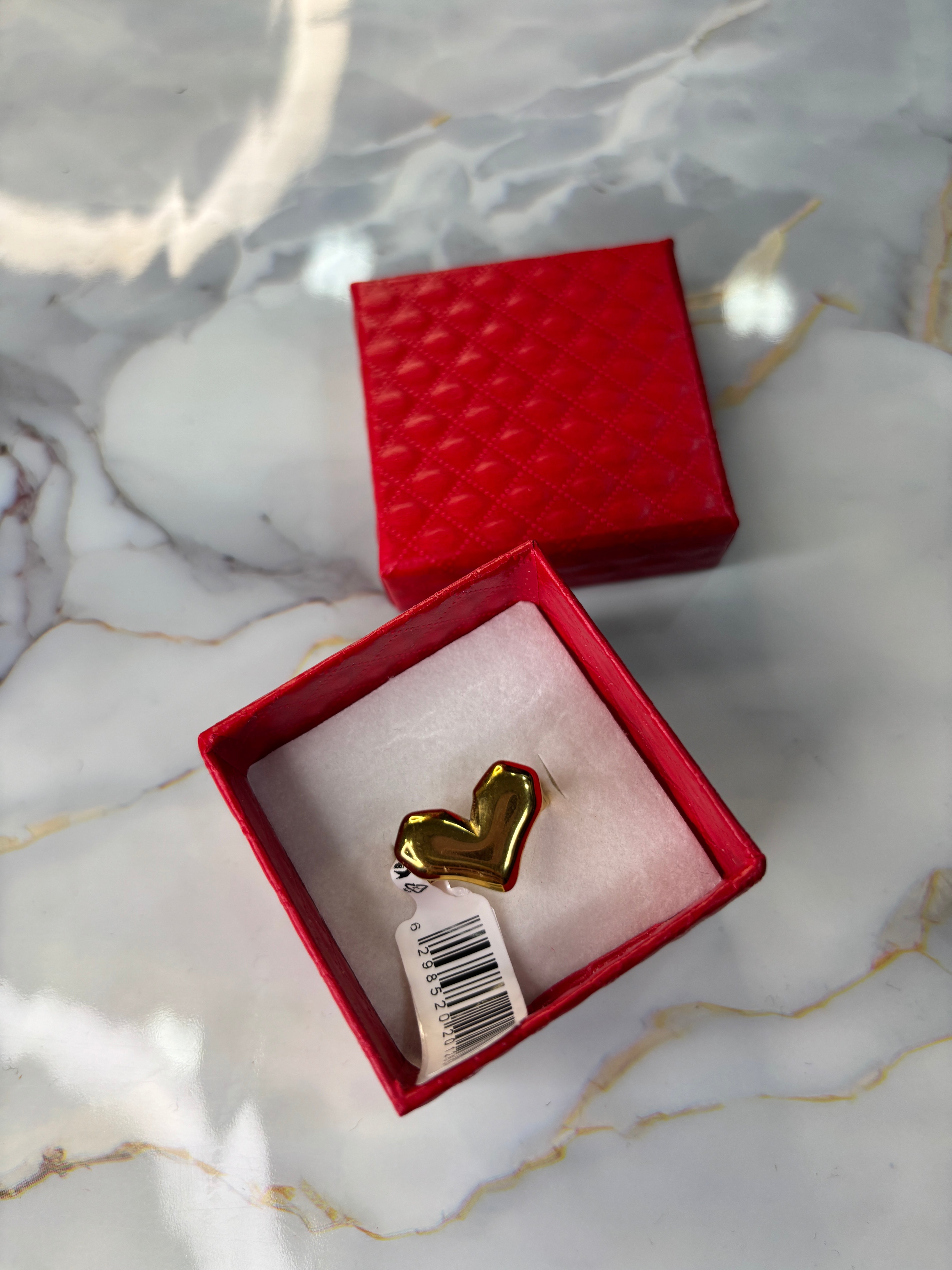 ANELLO CUORE SQUADRATO