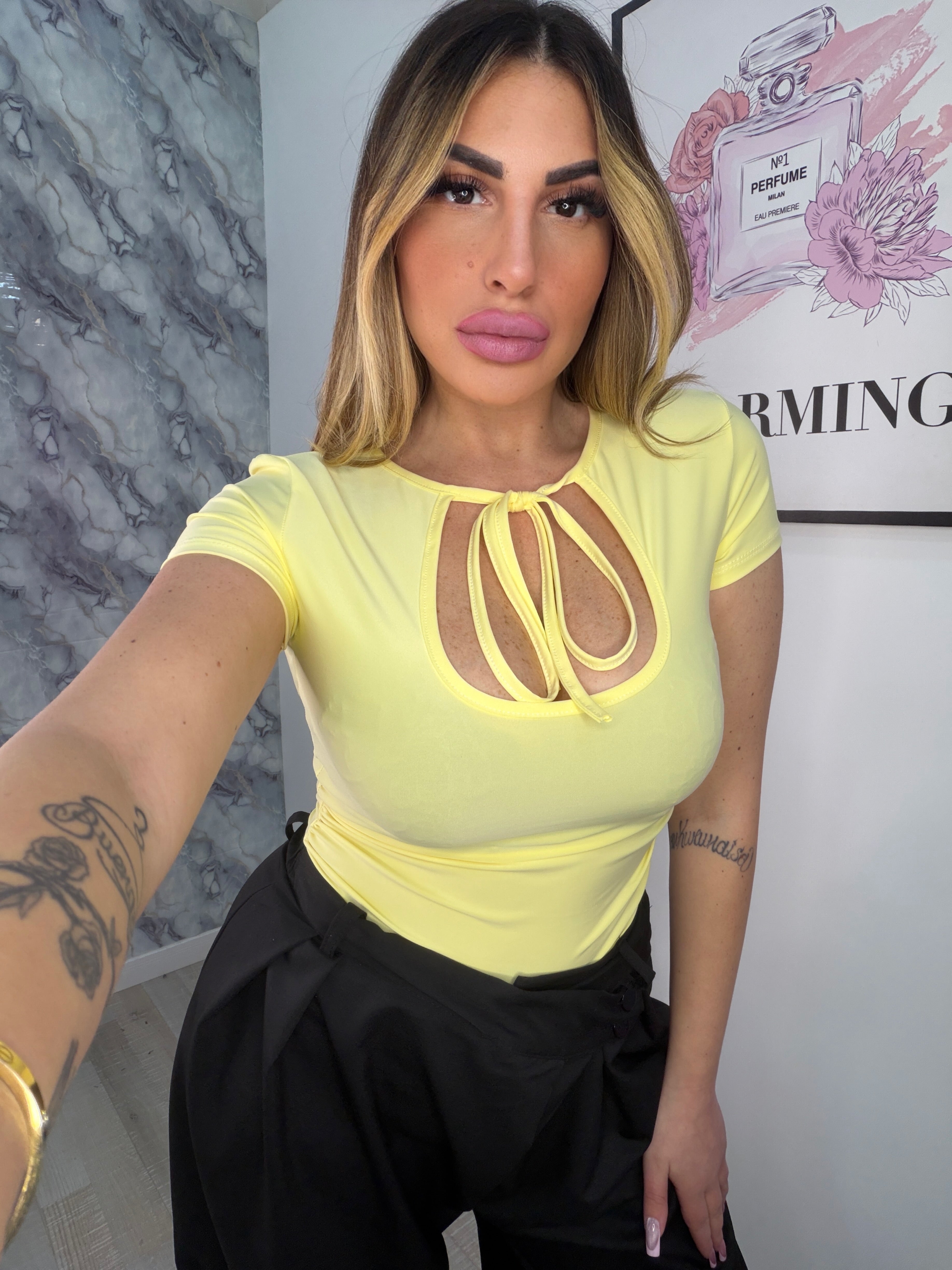 MAGLIA ARYA GIALLA