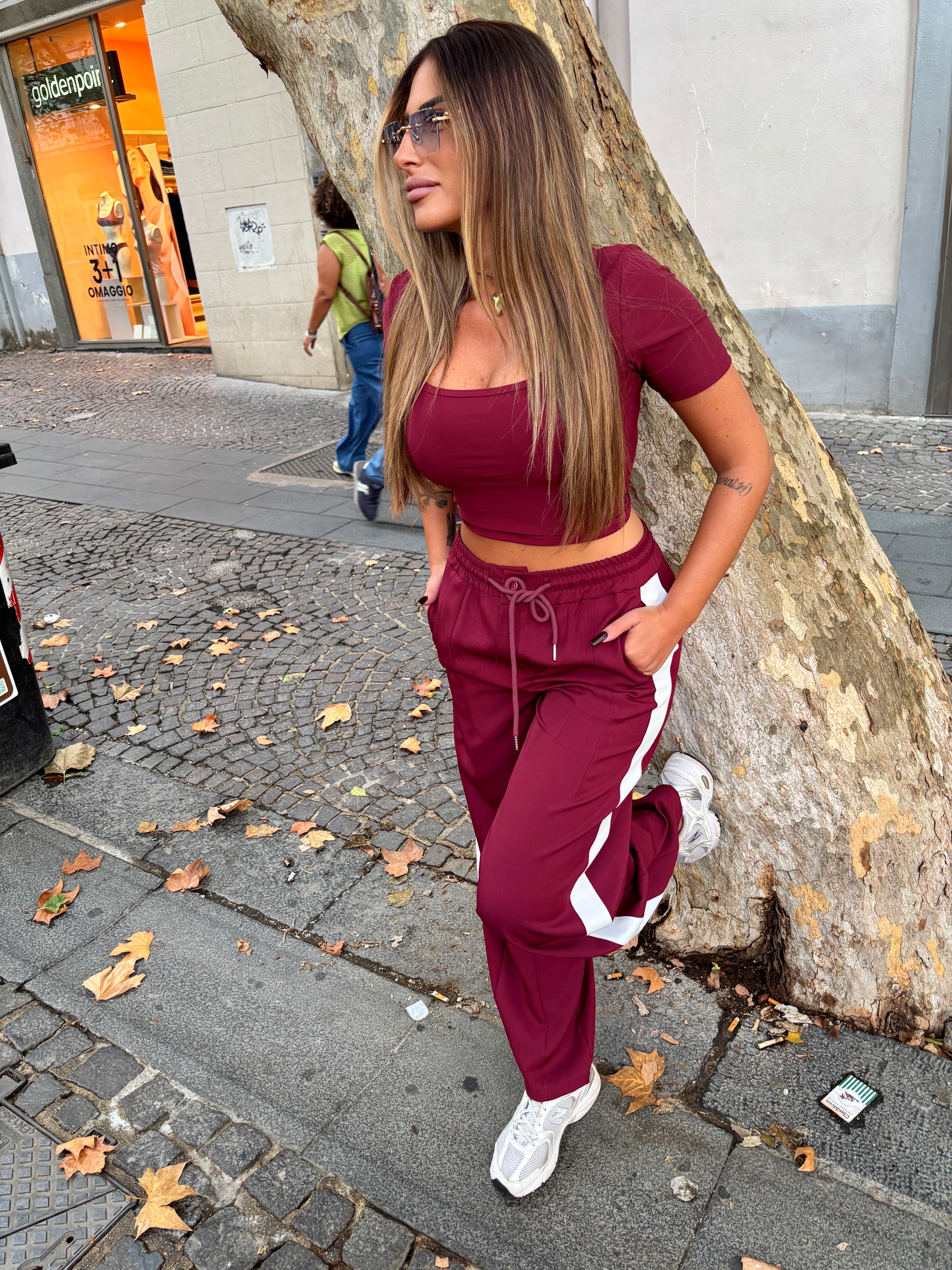 PANTALONE RIGA LATERALE