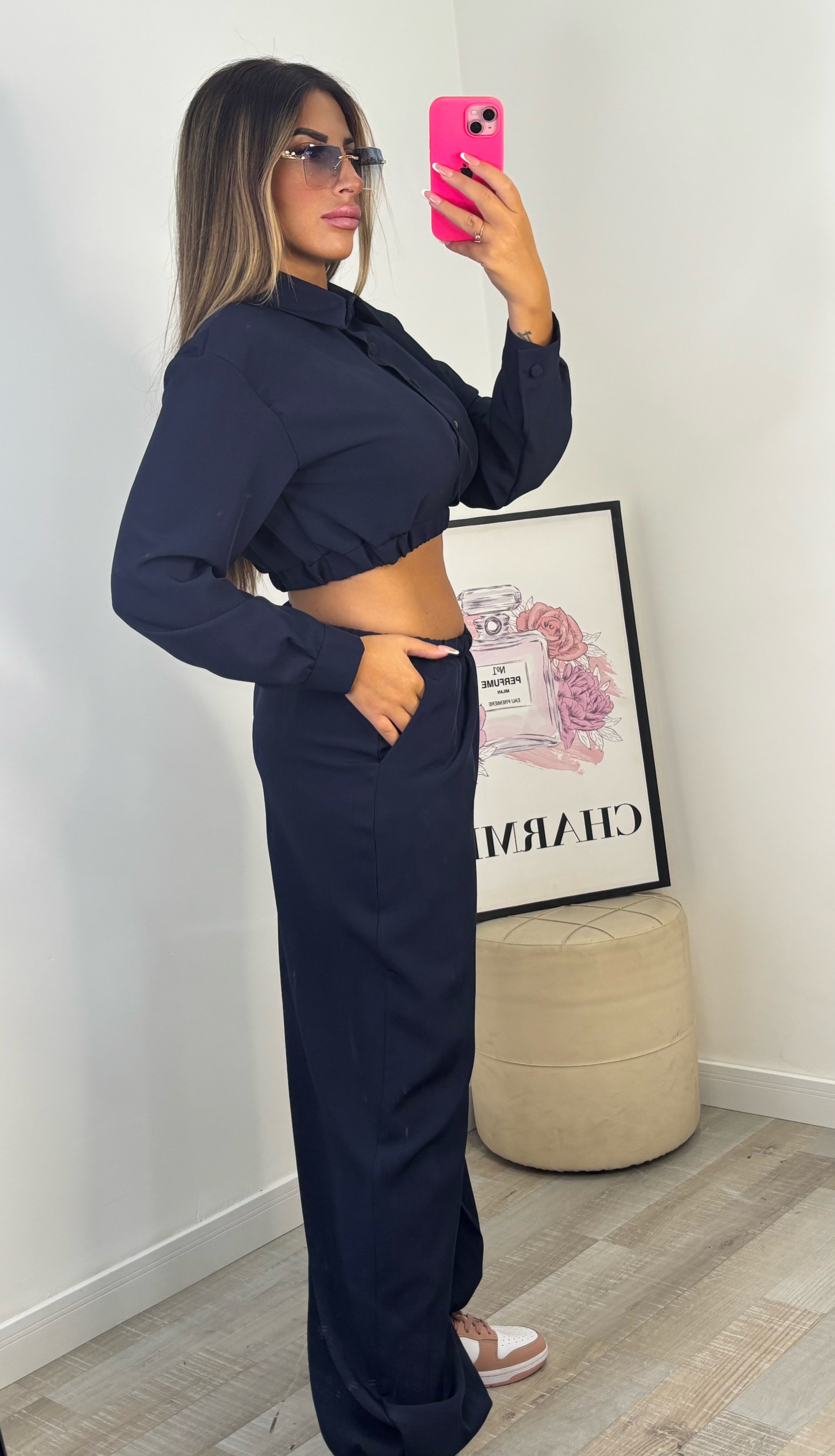 COORDINATO GLAMOUR BLU NOTTE