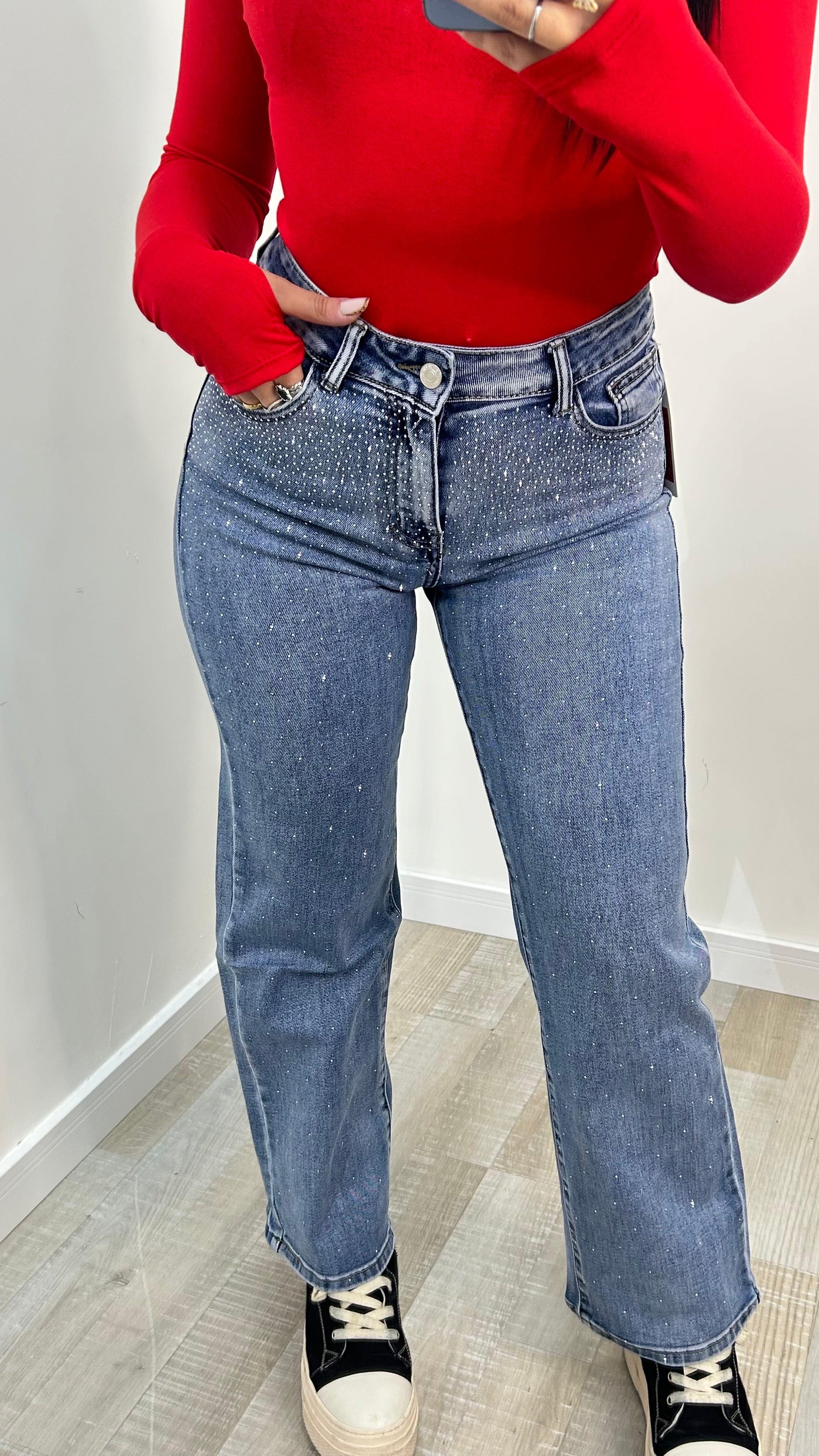 JEANS BRILLANTINATO