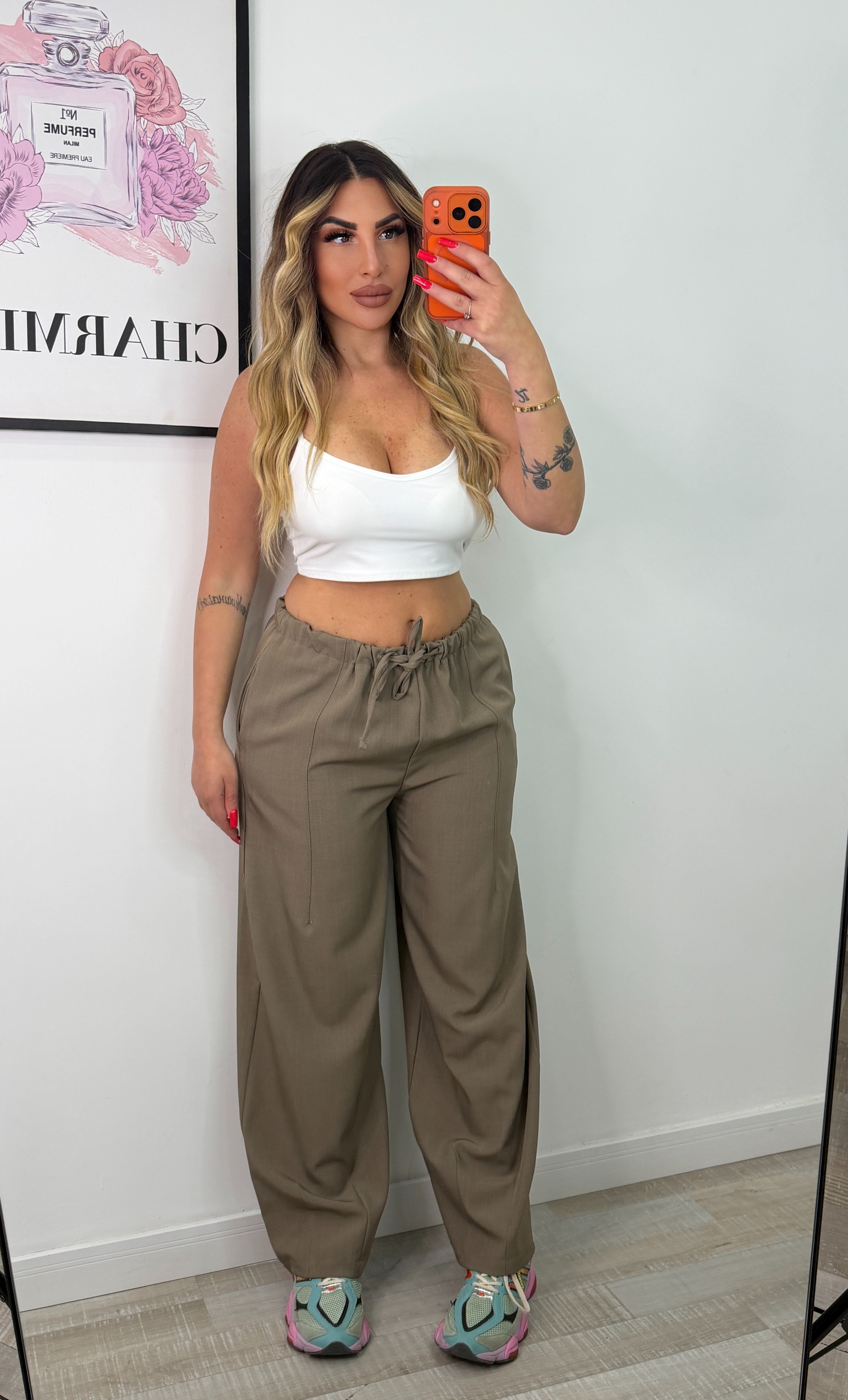PANTALONE TORTORA