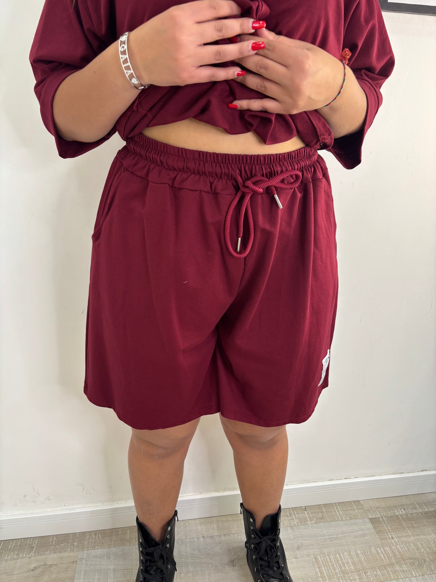 COMPLETO POLO E PANTALONCINO CURVY