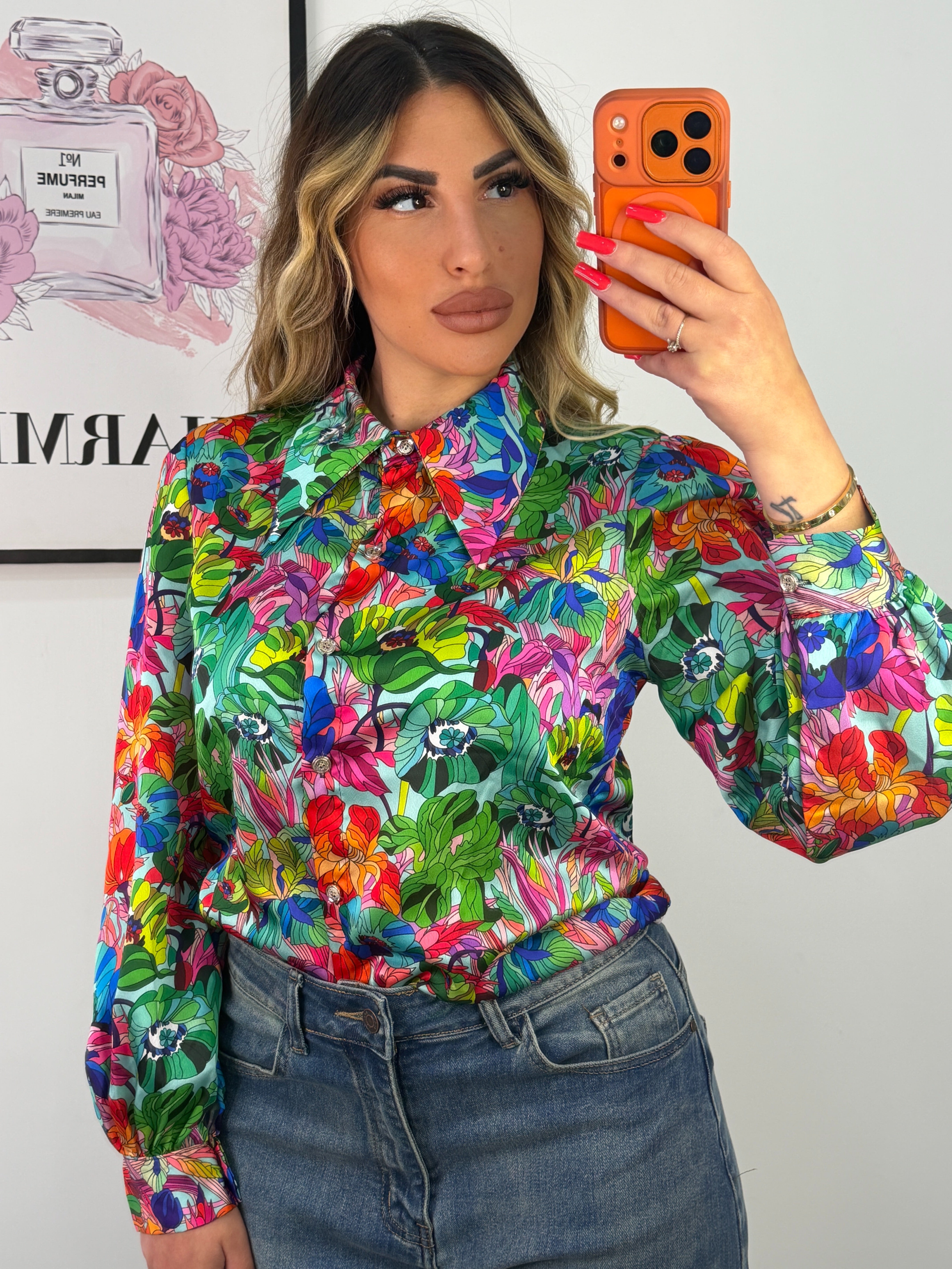 CAMICIA FIORI