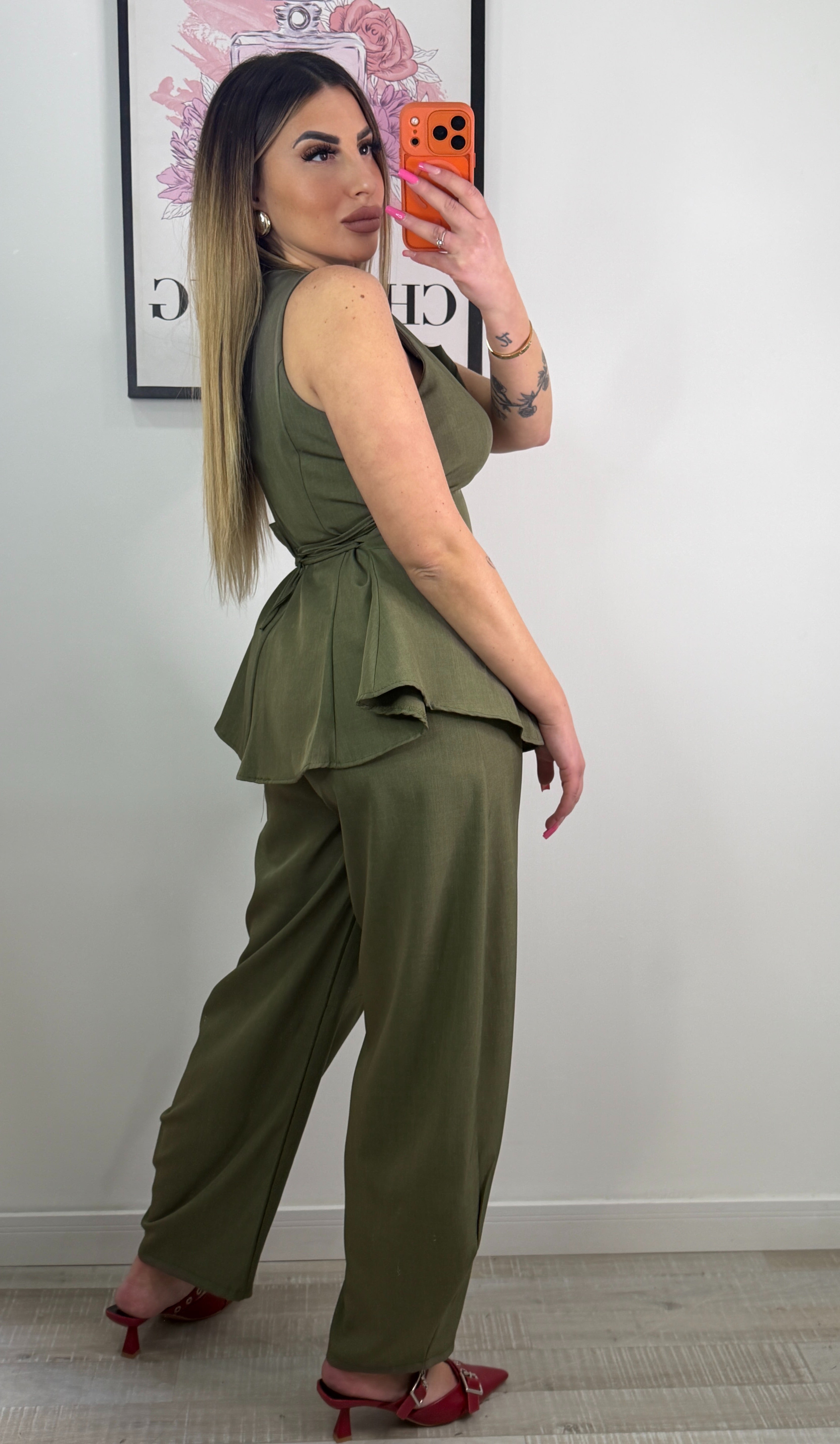 COORDINATO ISABEL VERDE MILITARE