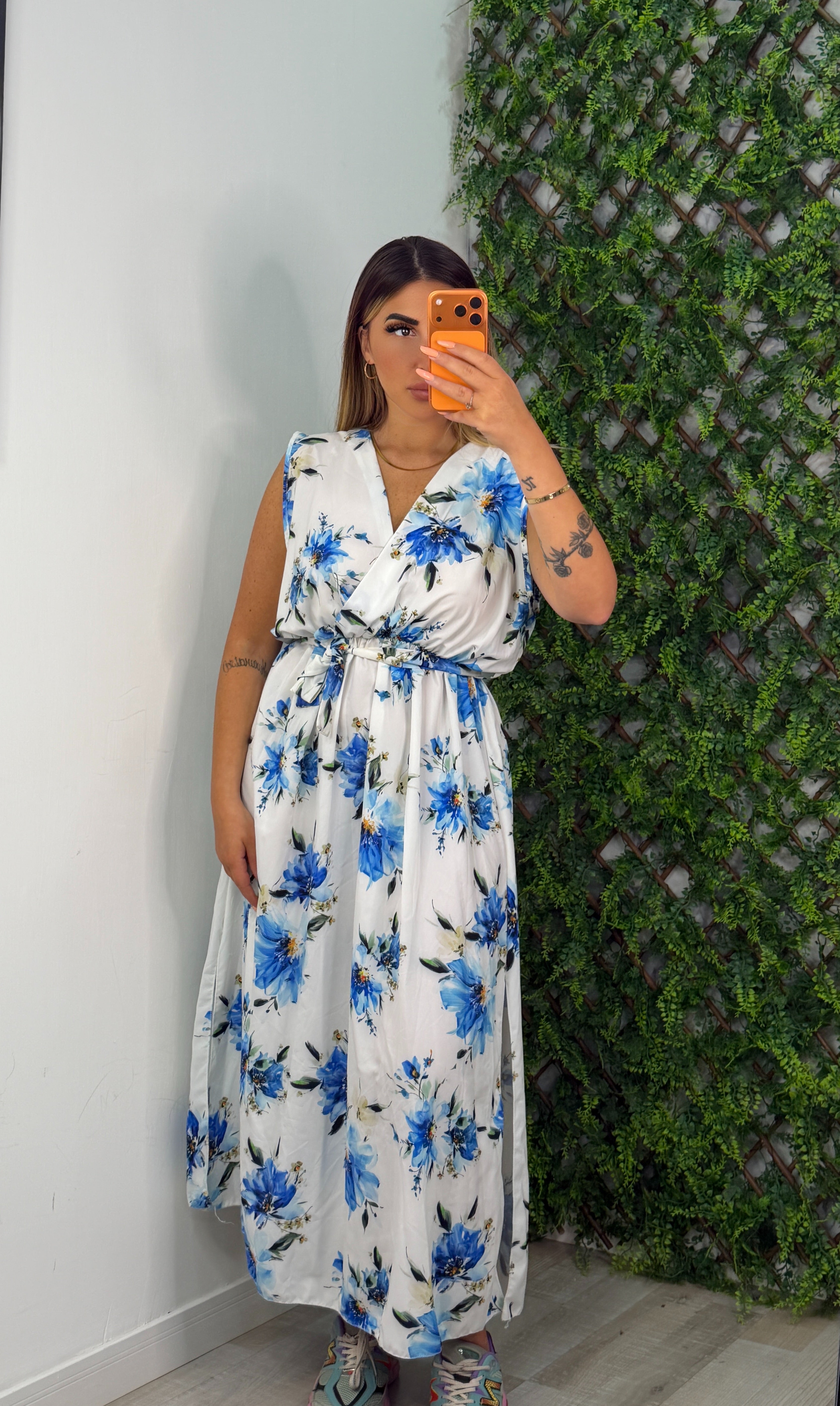 VESTITO FIORI CELESTI