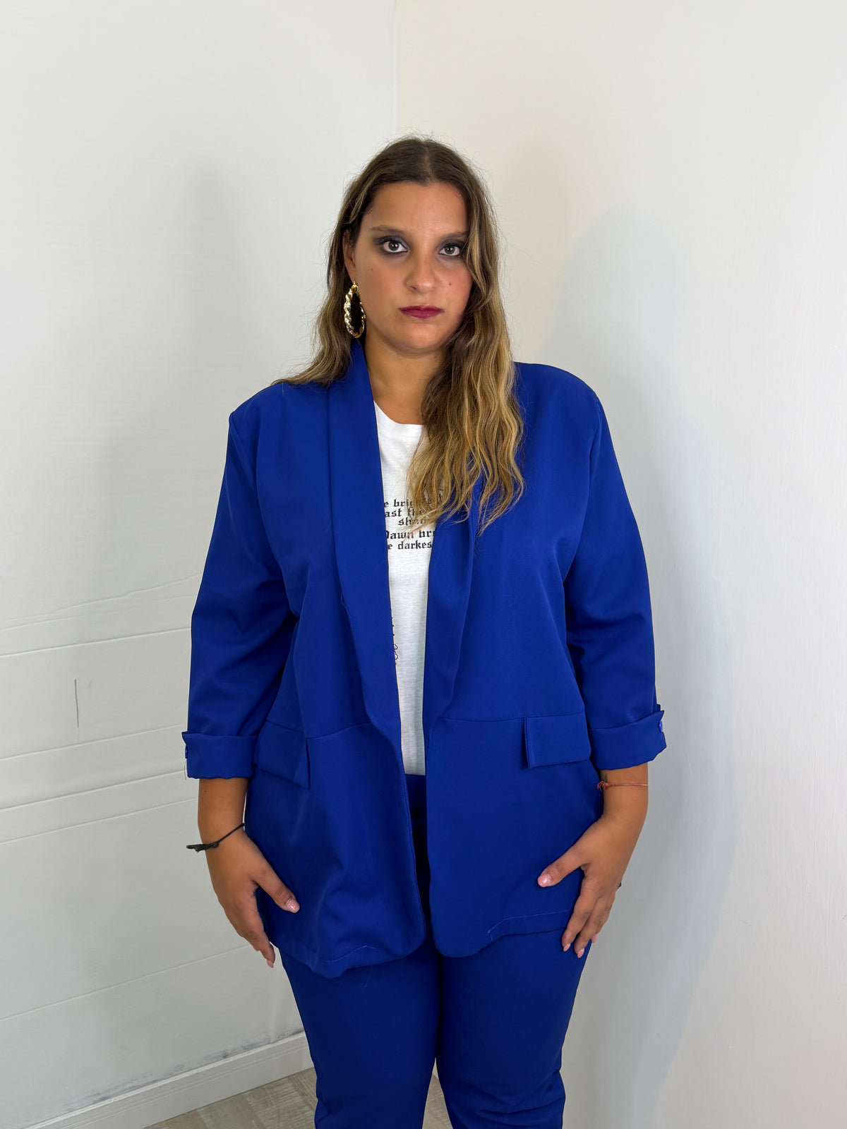 TAILLEUR BLU CURVY