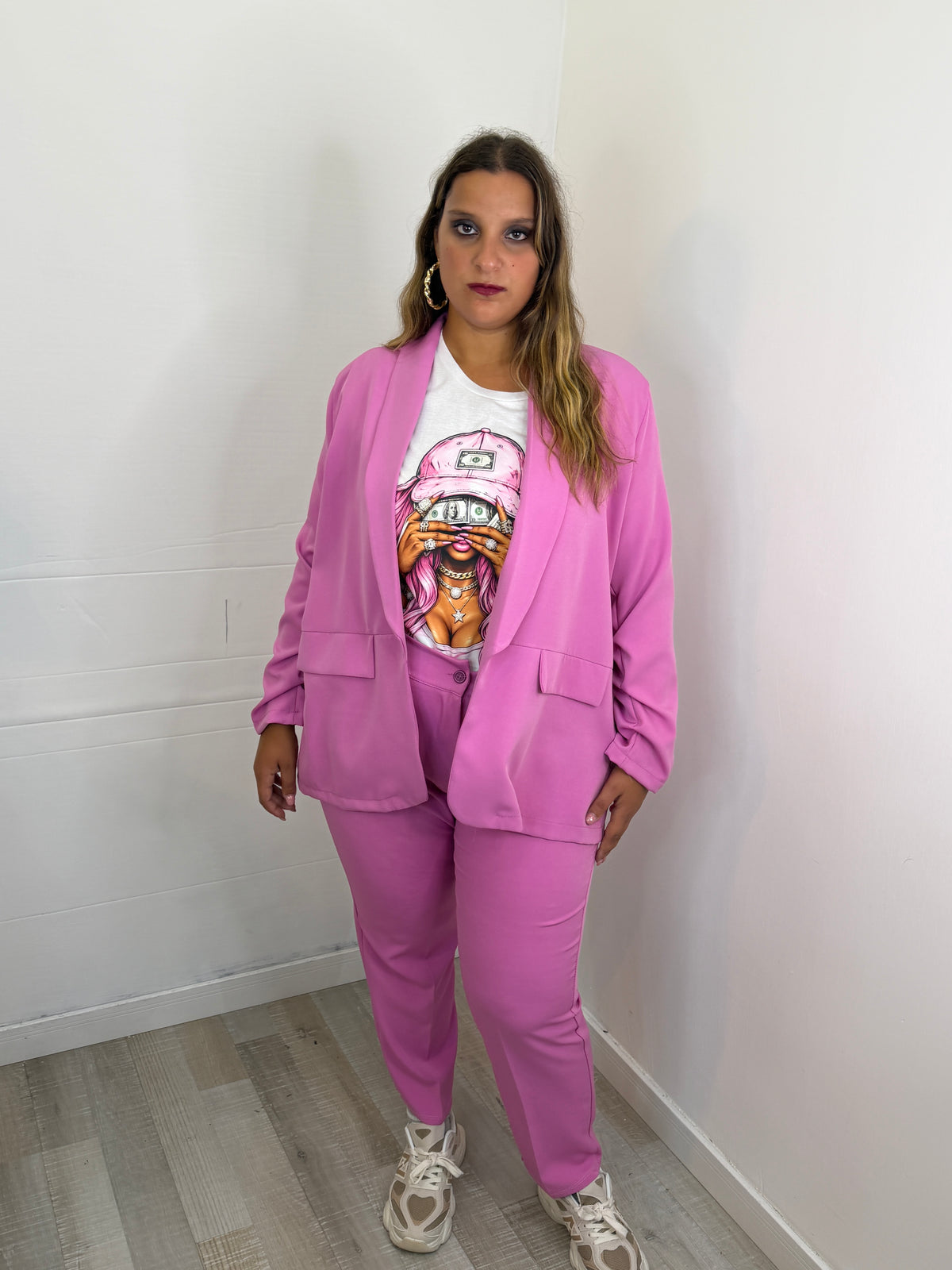 TAILLEUR CURVY ROSA