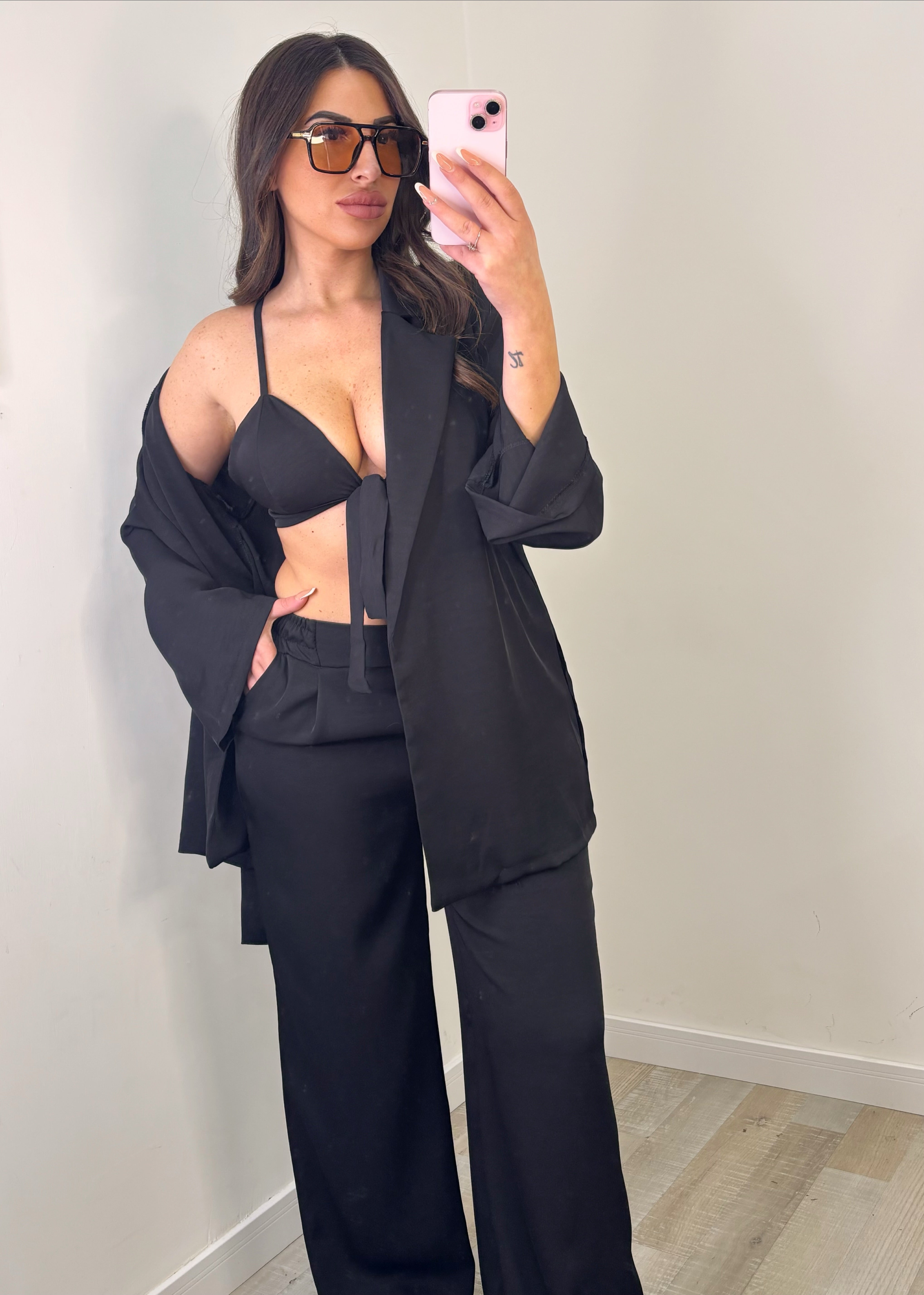 CORDSET 3 PEZZI NERO