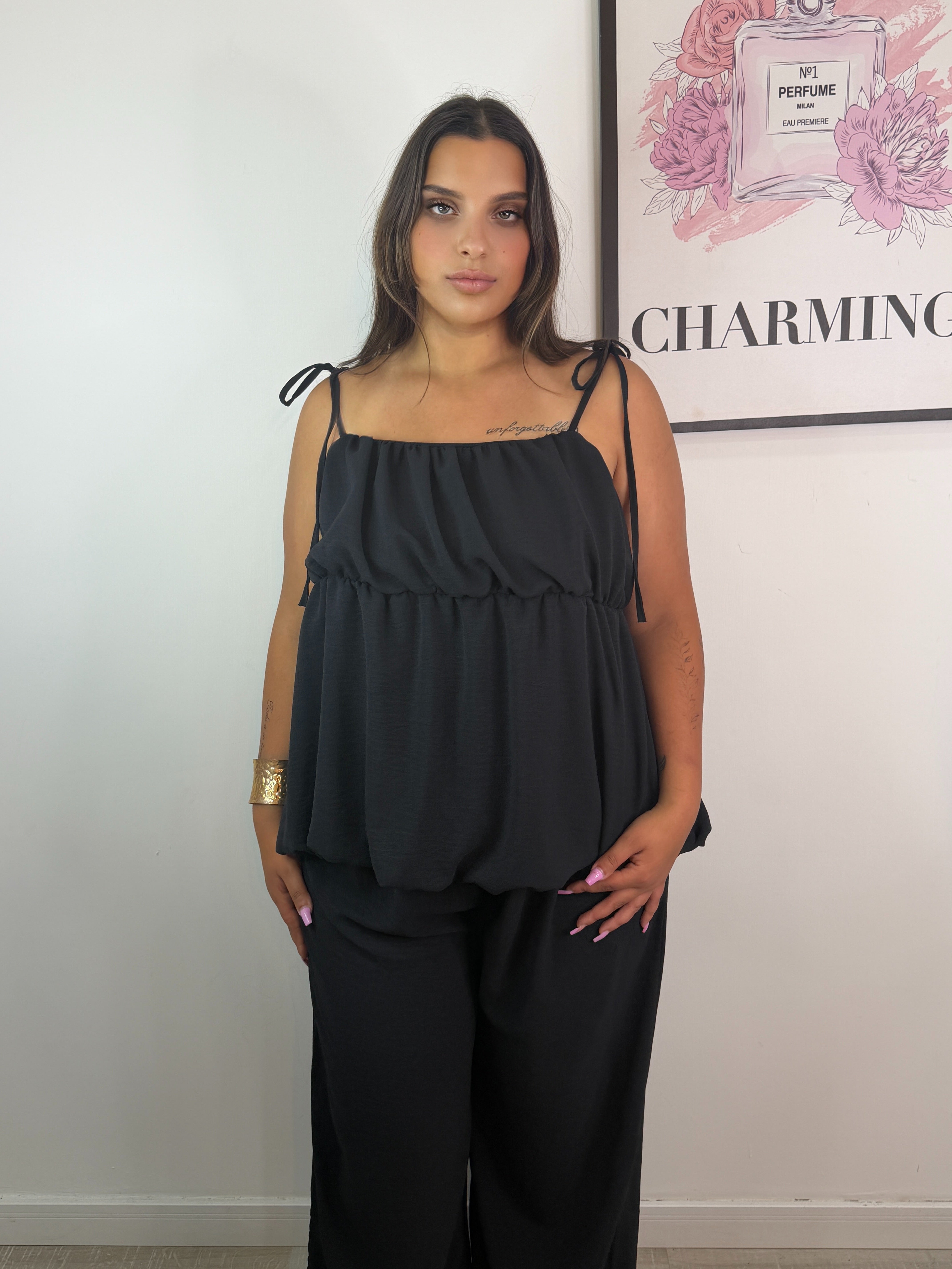 COORDINATO GRETA NERO