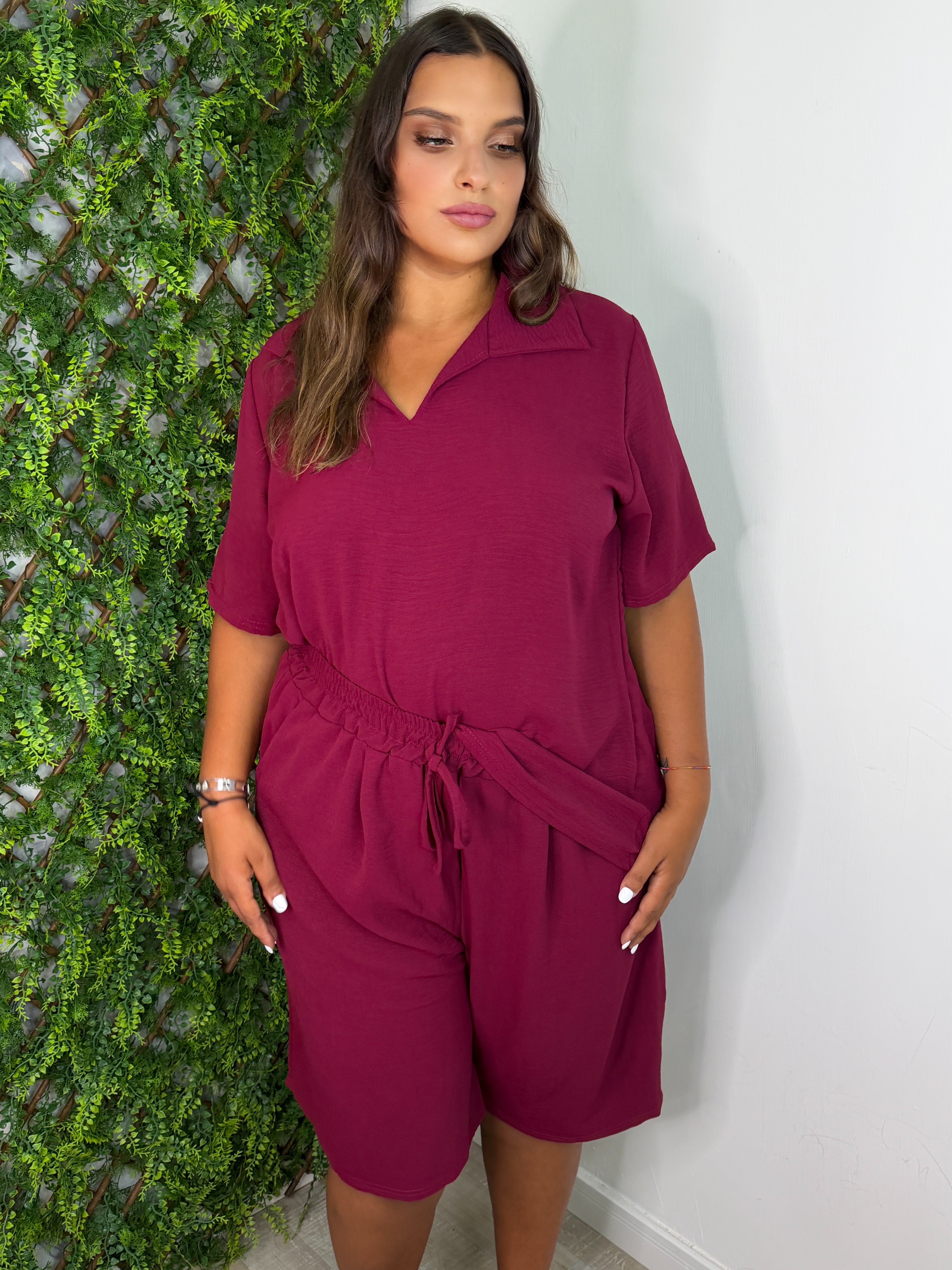 COORDINATO MANUELA BORDEAUX