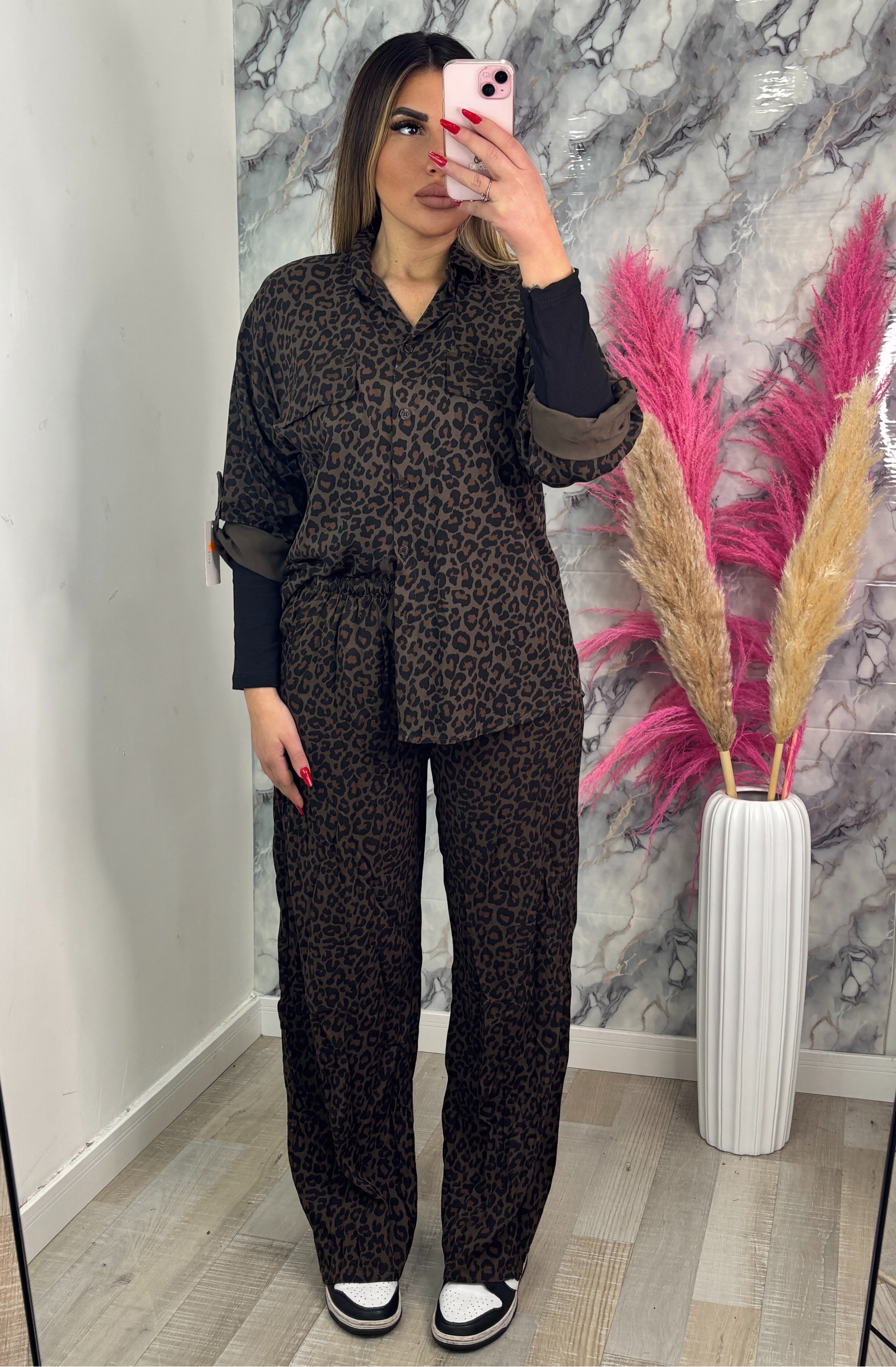 COORDINATO LEOPARDATO