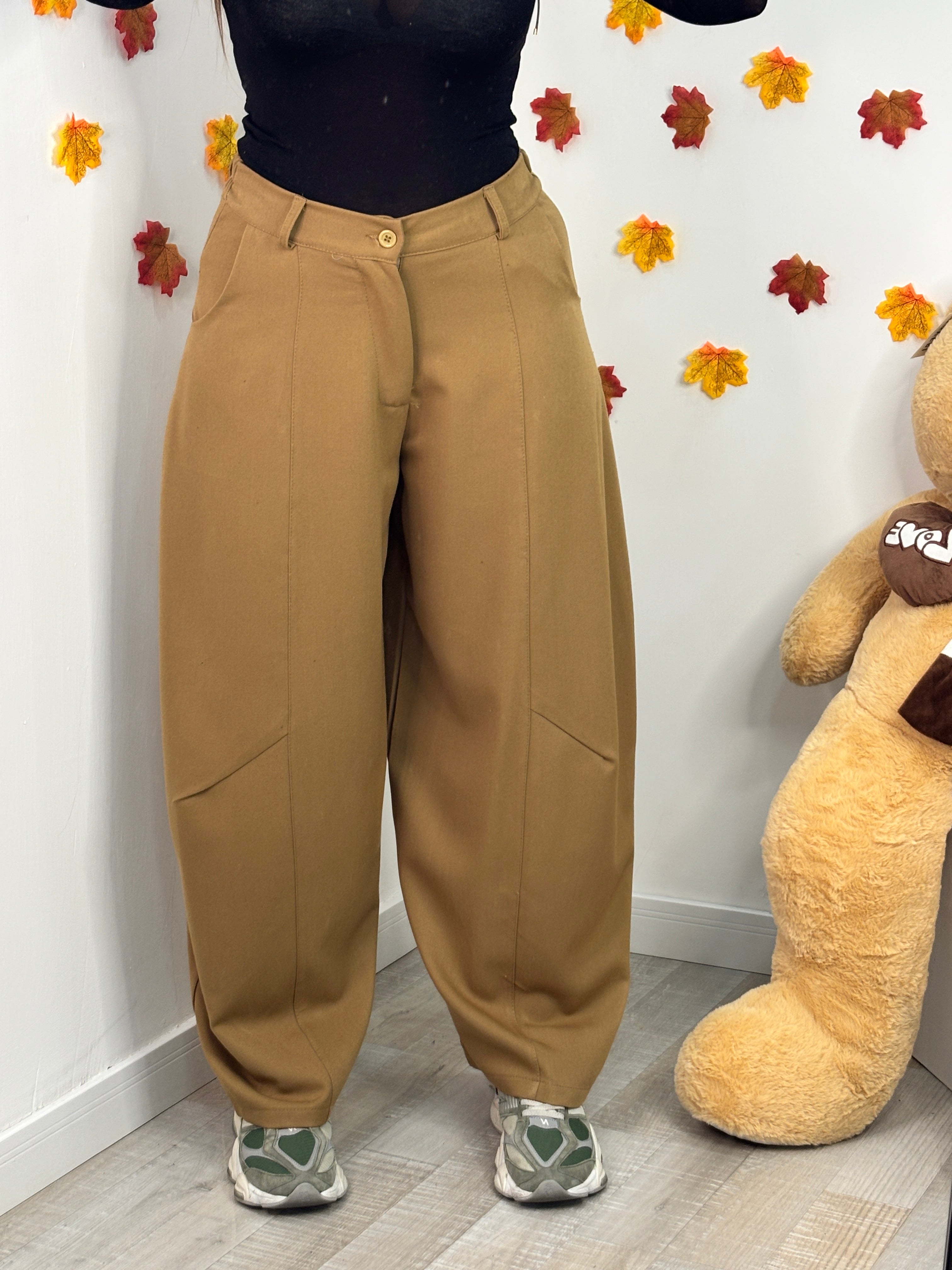 PANTALONE BALLON BISCOTTO