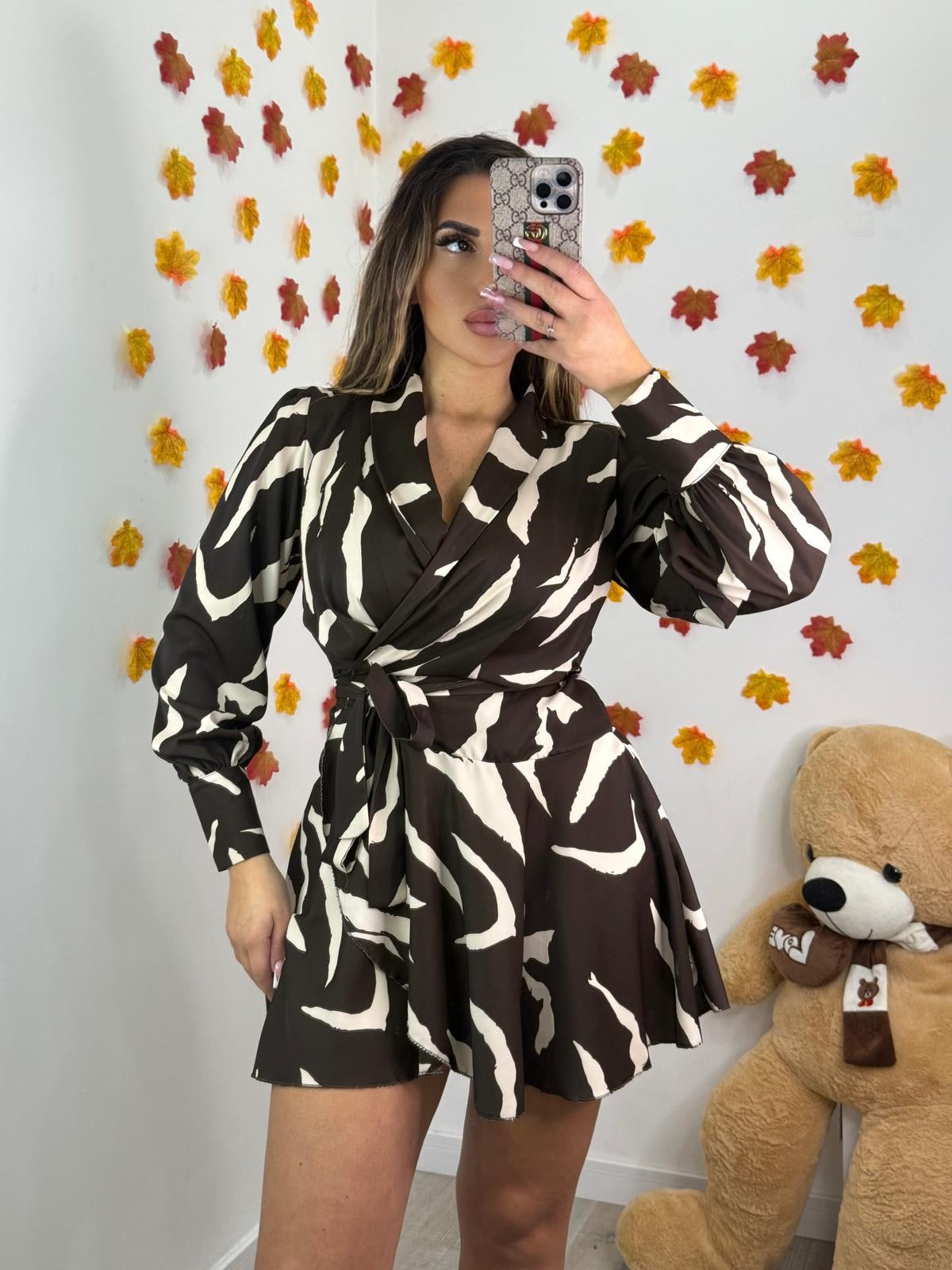 DRESS PORTAFOGLIO CIOCCOLATO