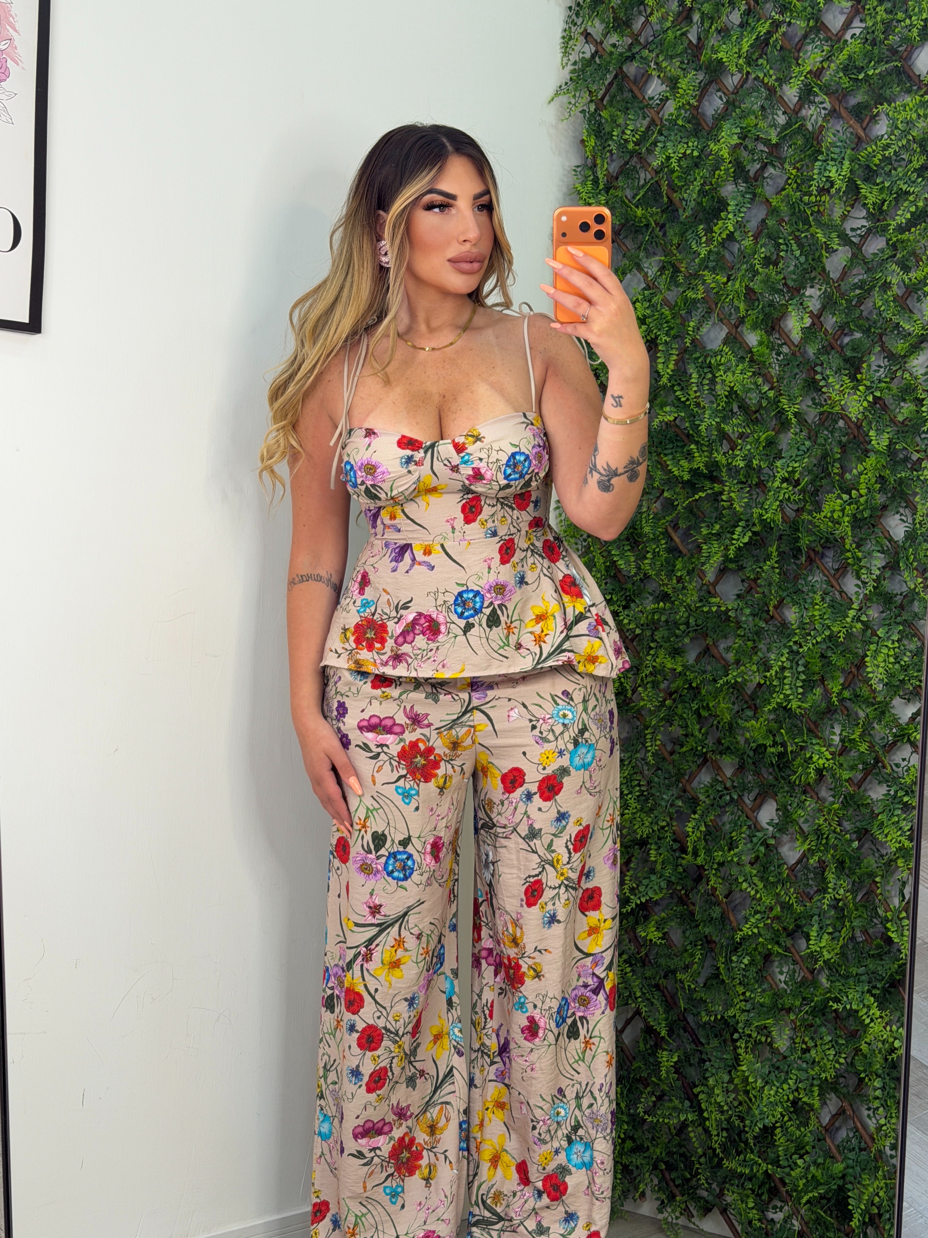 COORDINATO BEATRICE FLOWERS