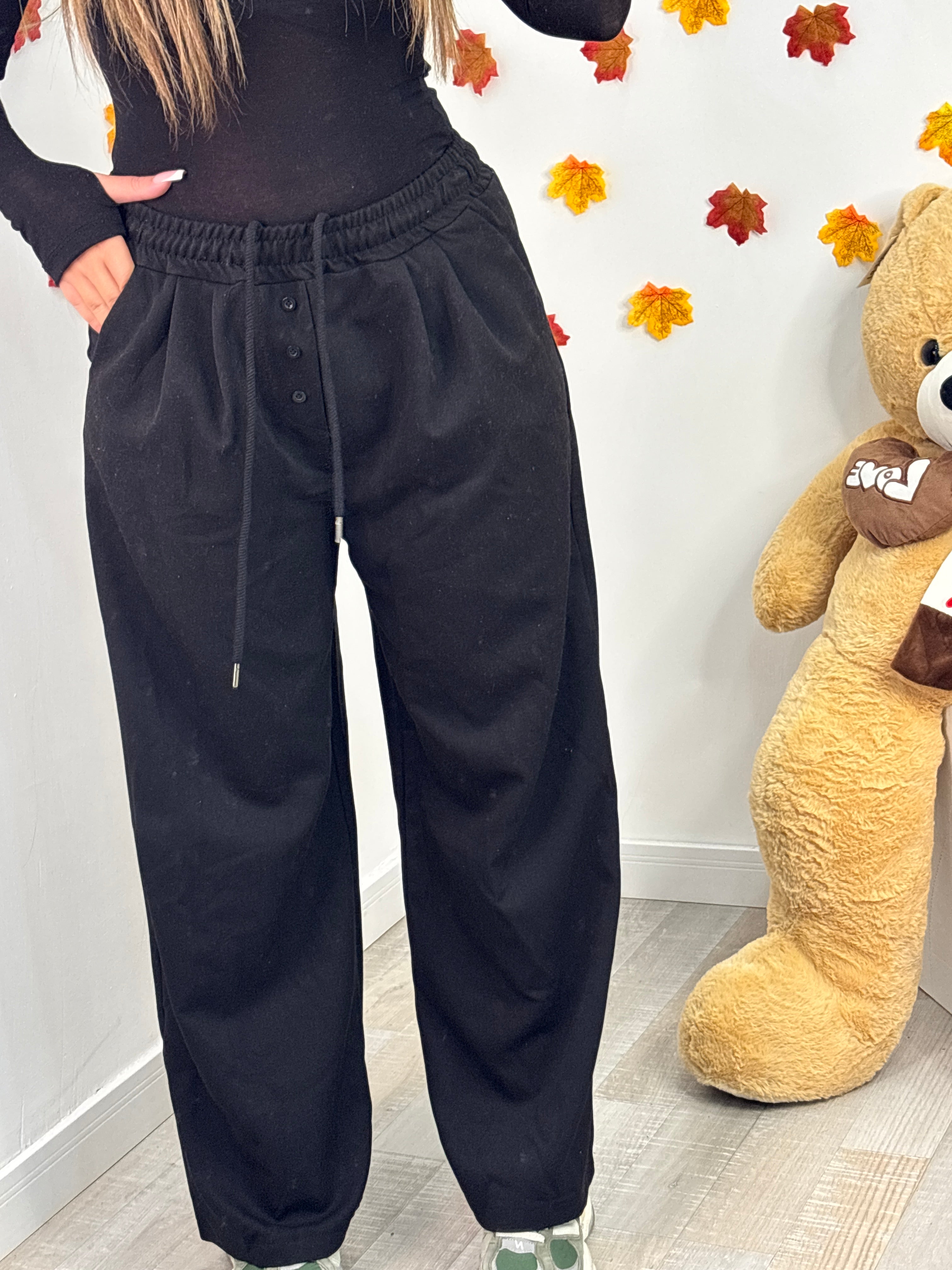 PANTALONE COMFY NERO