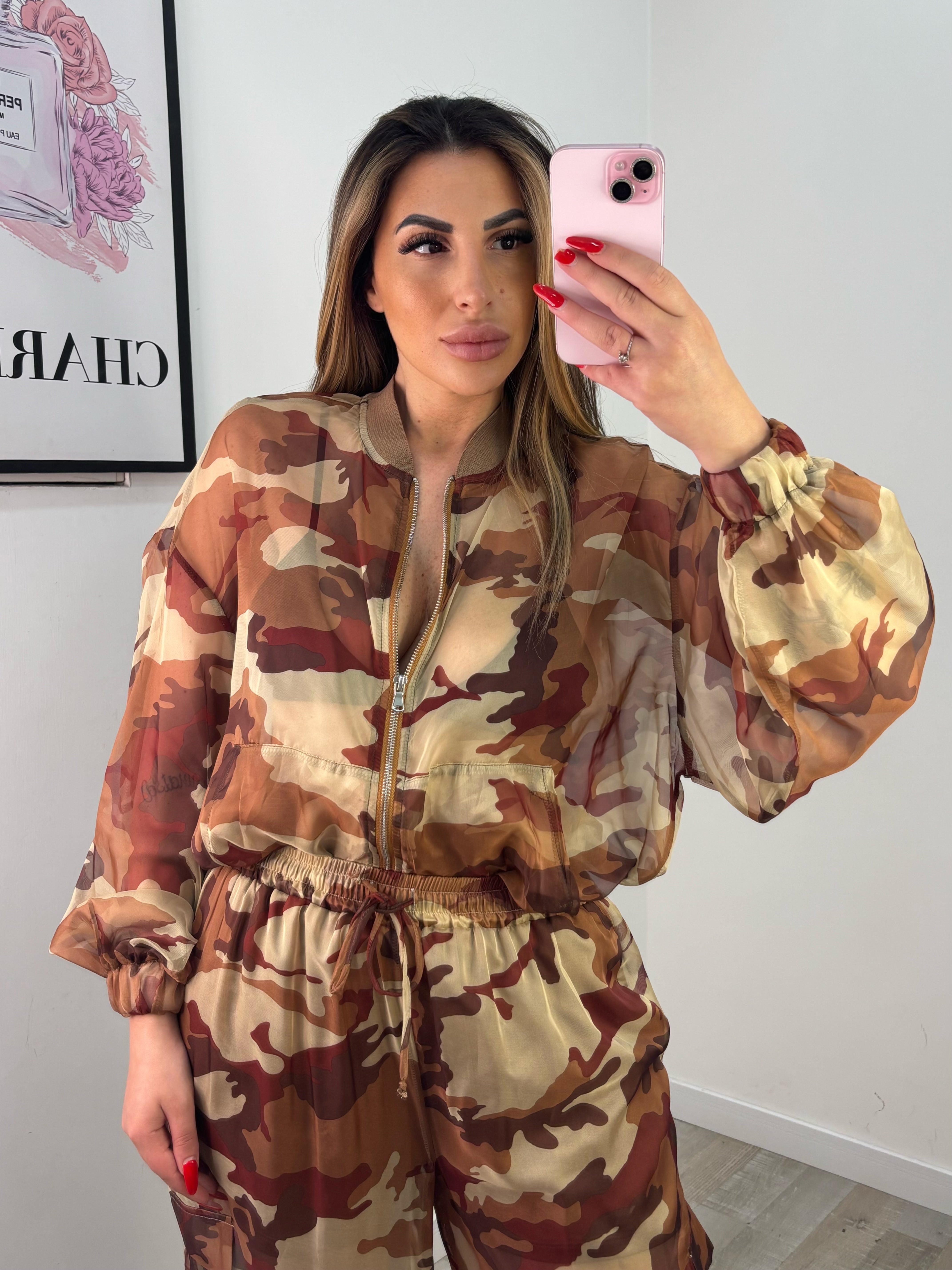 FELPA CON ZIP LUMINA