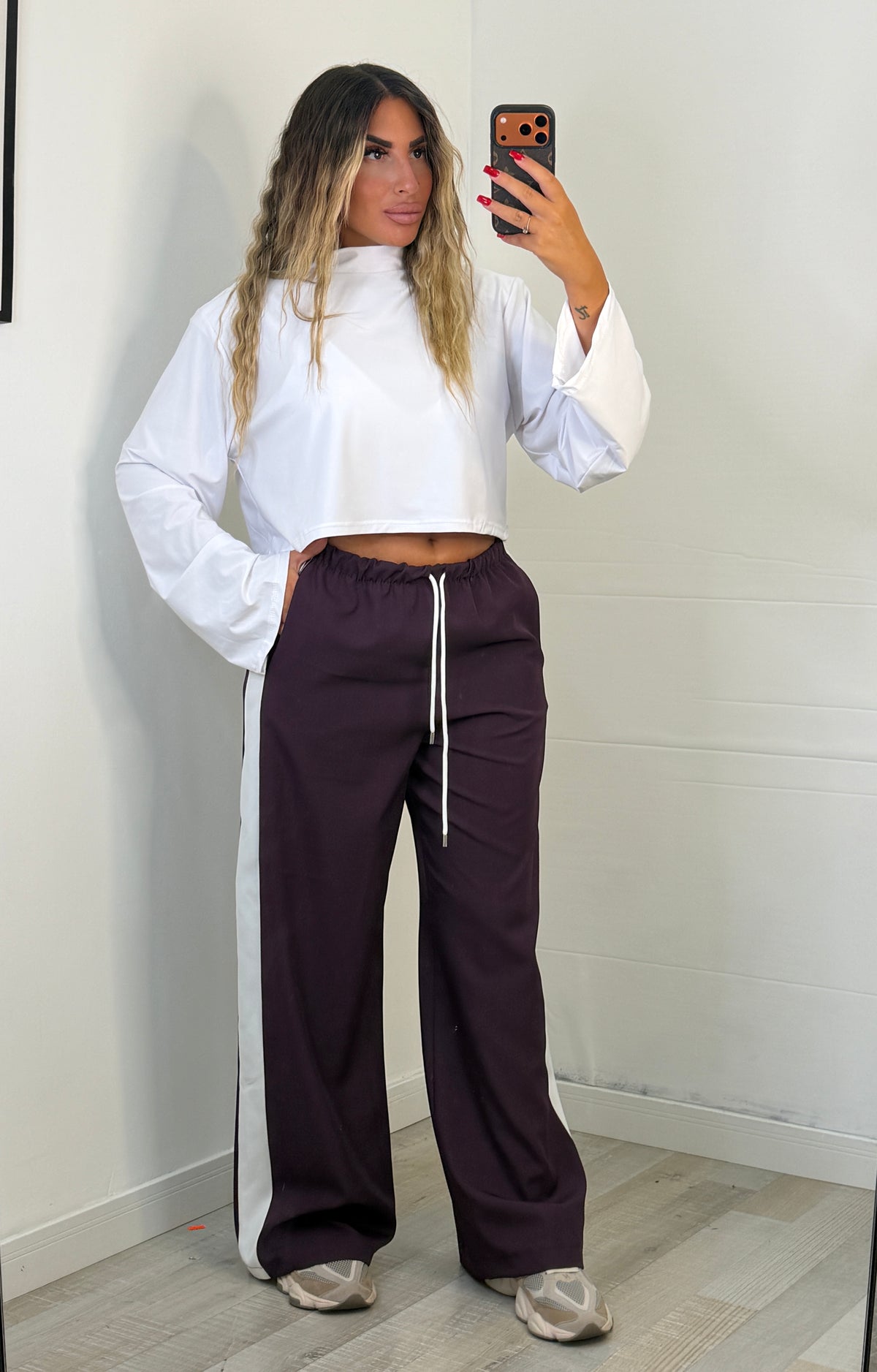 PANTATUTA RIGA LATERALE - BORDEAUX