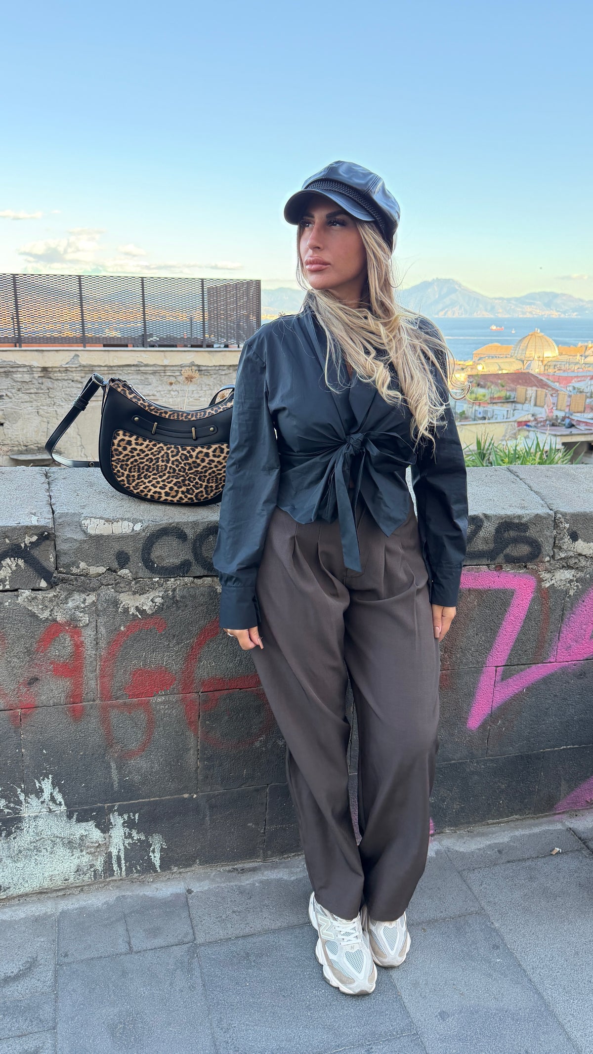 PANTALONE BALLOON CIOCCOLATO