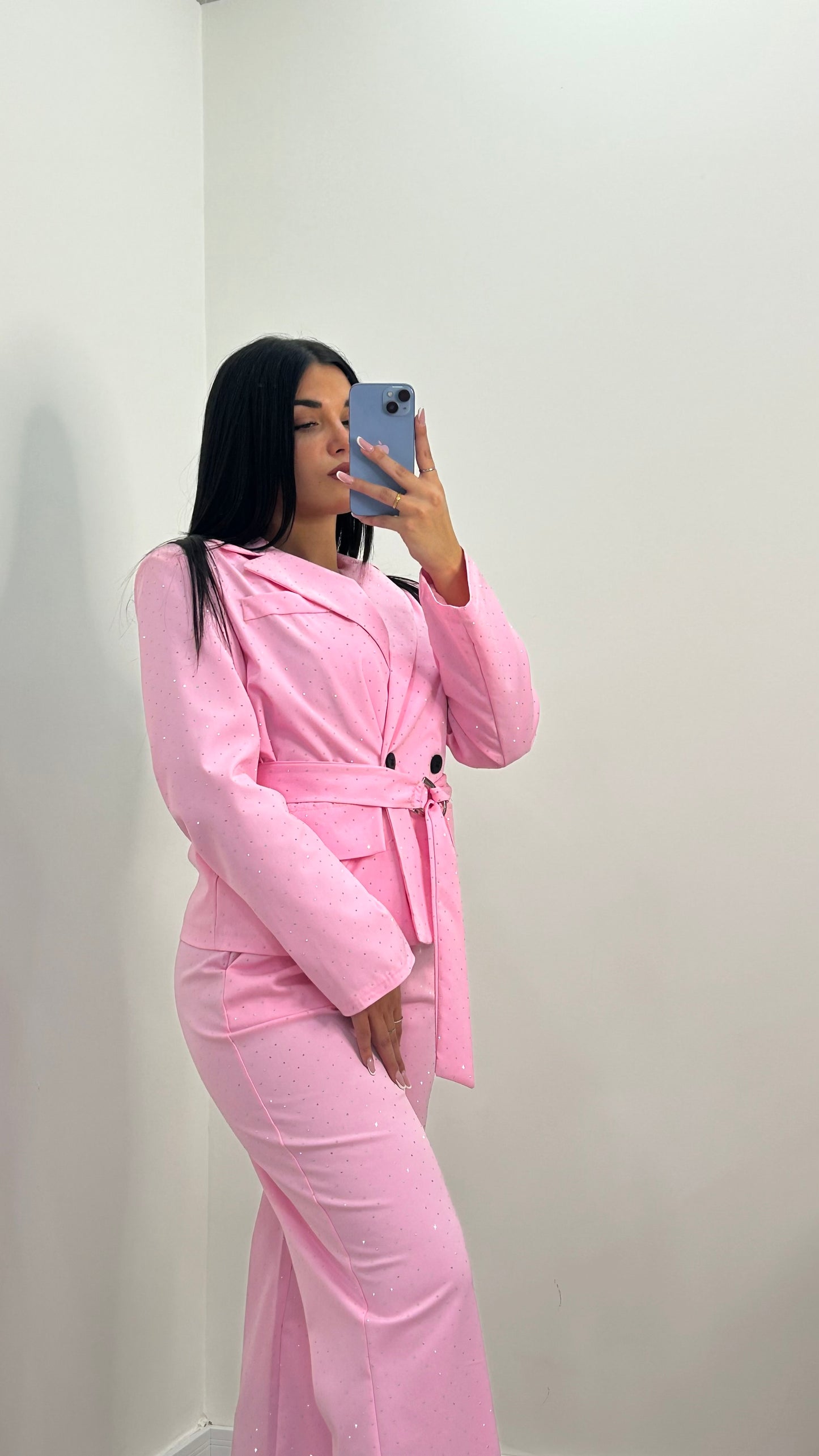 TAILLEUR GLITTER ROSA