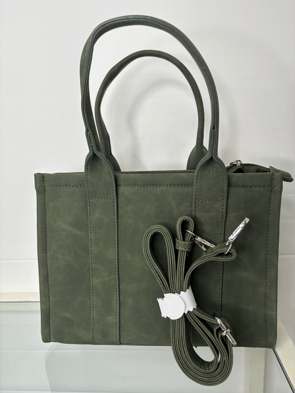 BORSA BASIC CHIC VERDE MILITARE