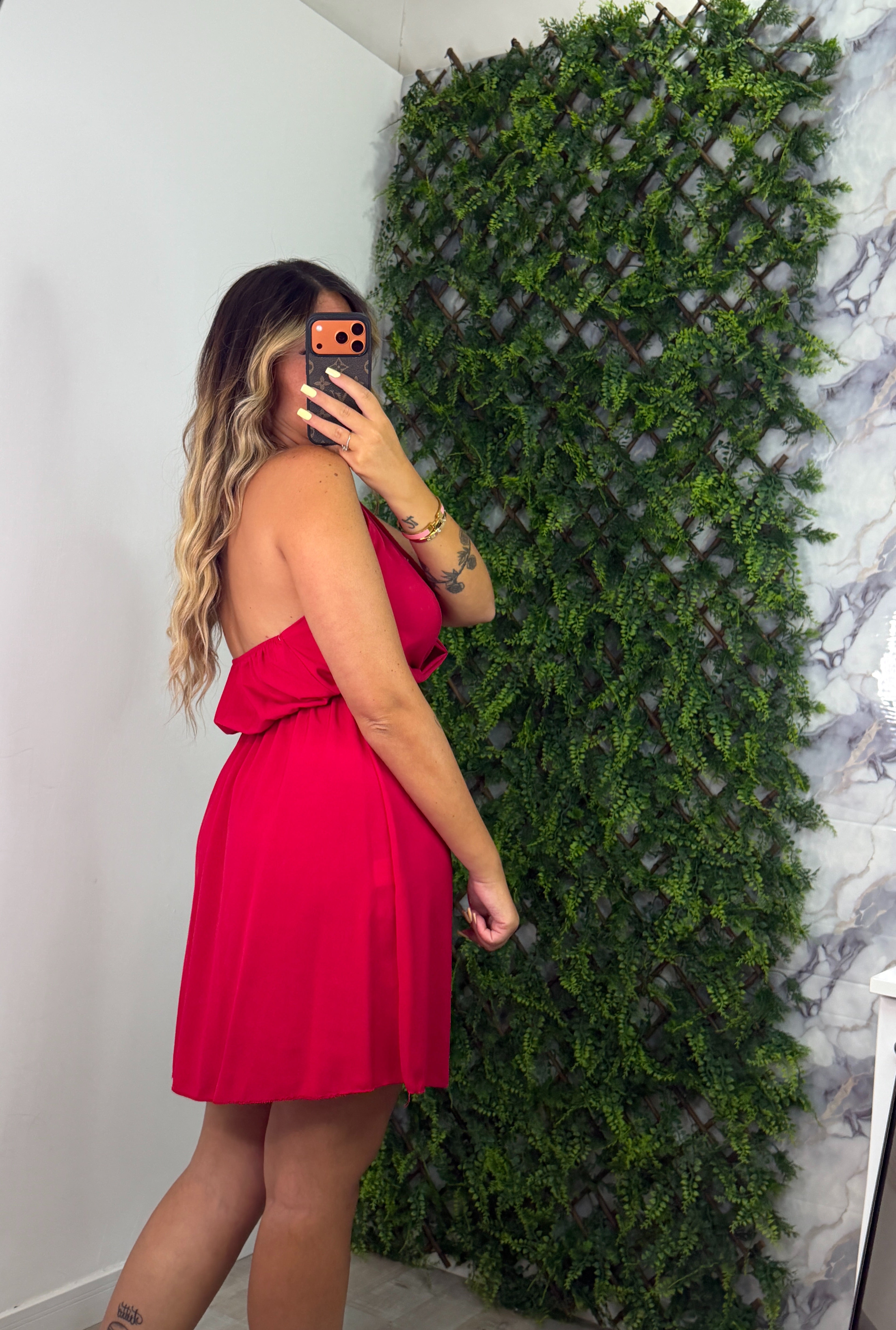 DRESS COLLANA - ROSSO