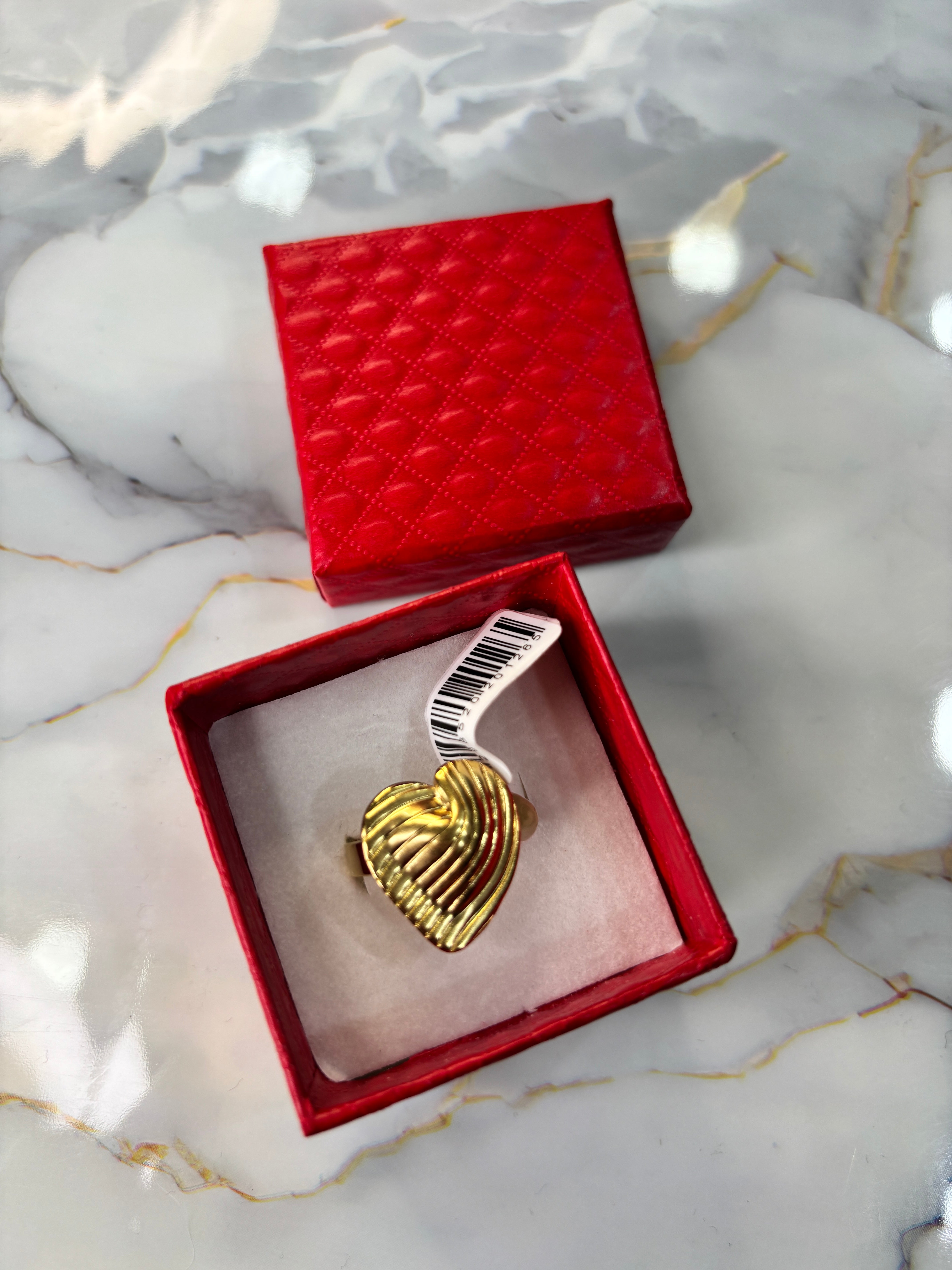 ANELLO CUORE MARTELLATO