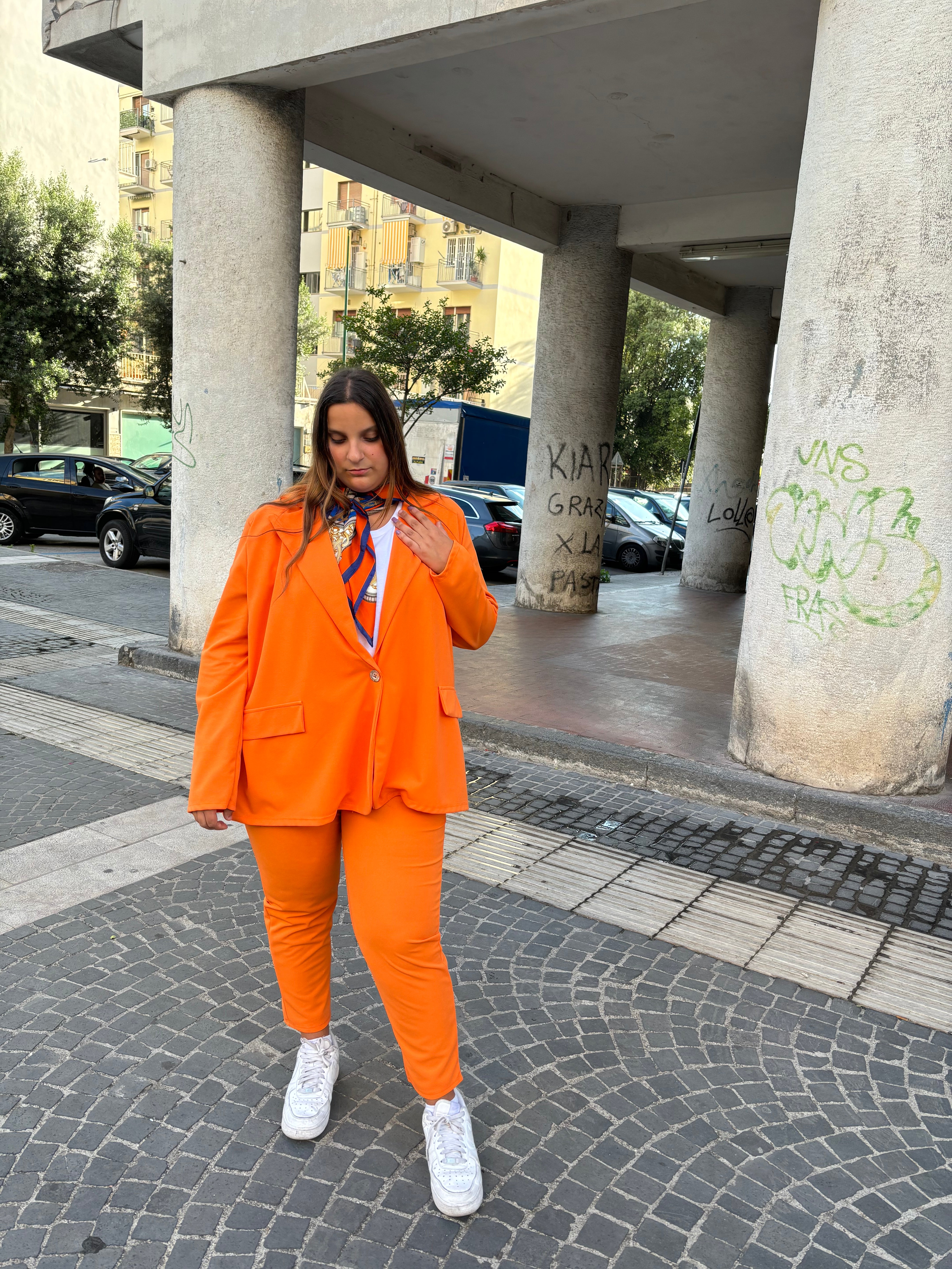 TAILLEUR CURVY ARANCIONE