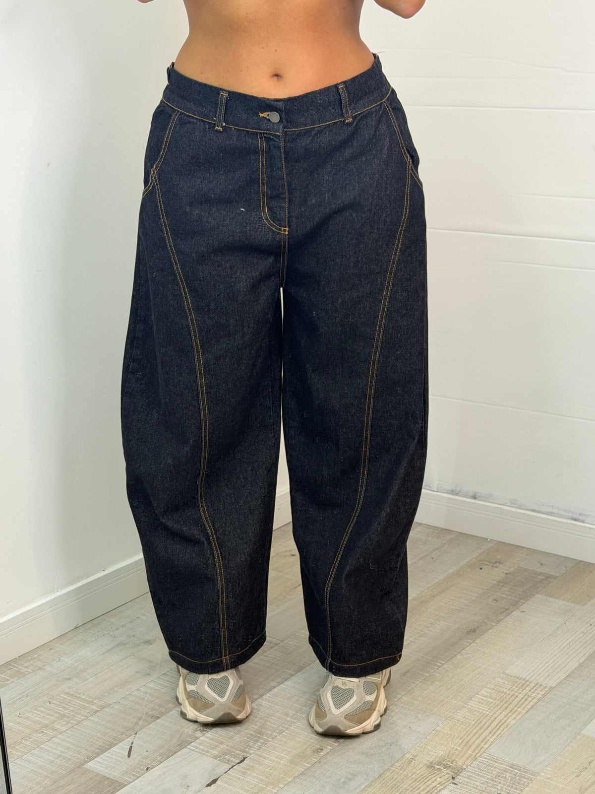 JEANS WIDE LEG - LAVAGGIO ZERO