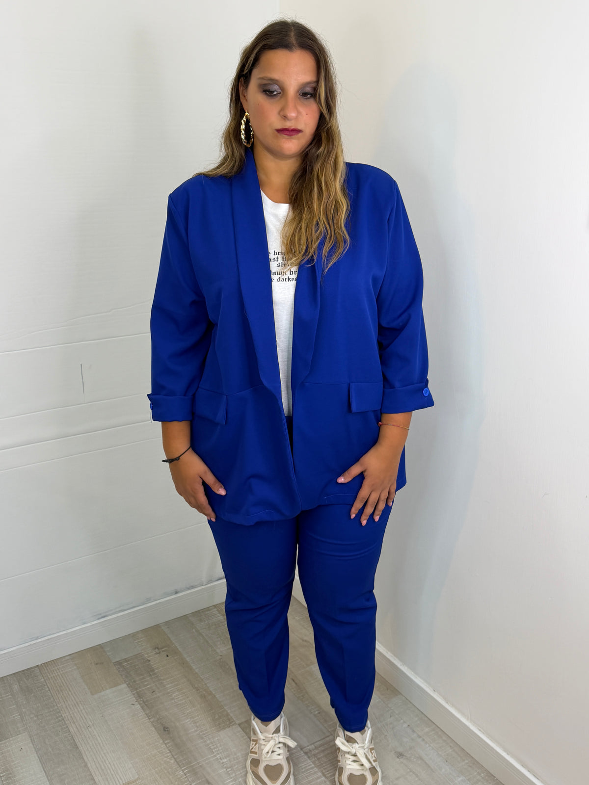 TAILLEUR BLU CURVY