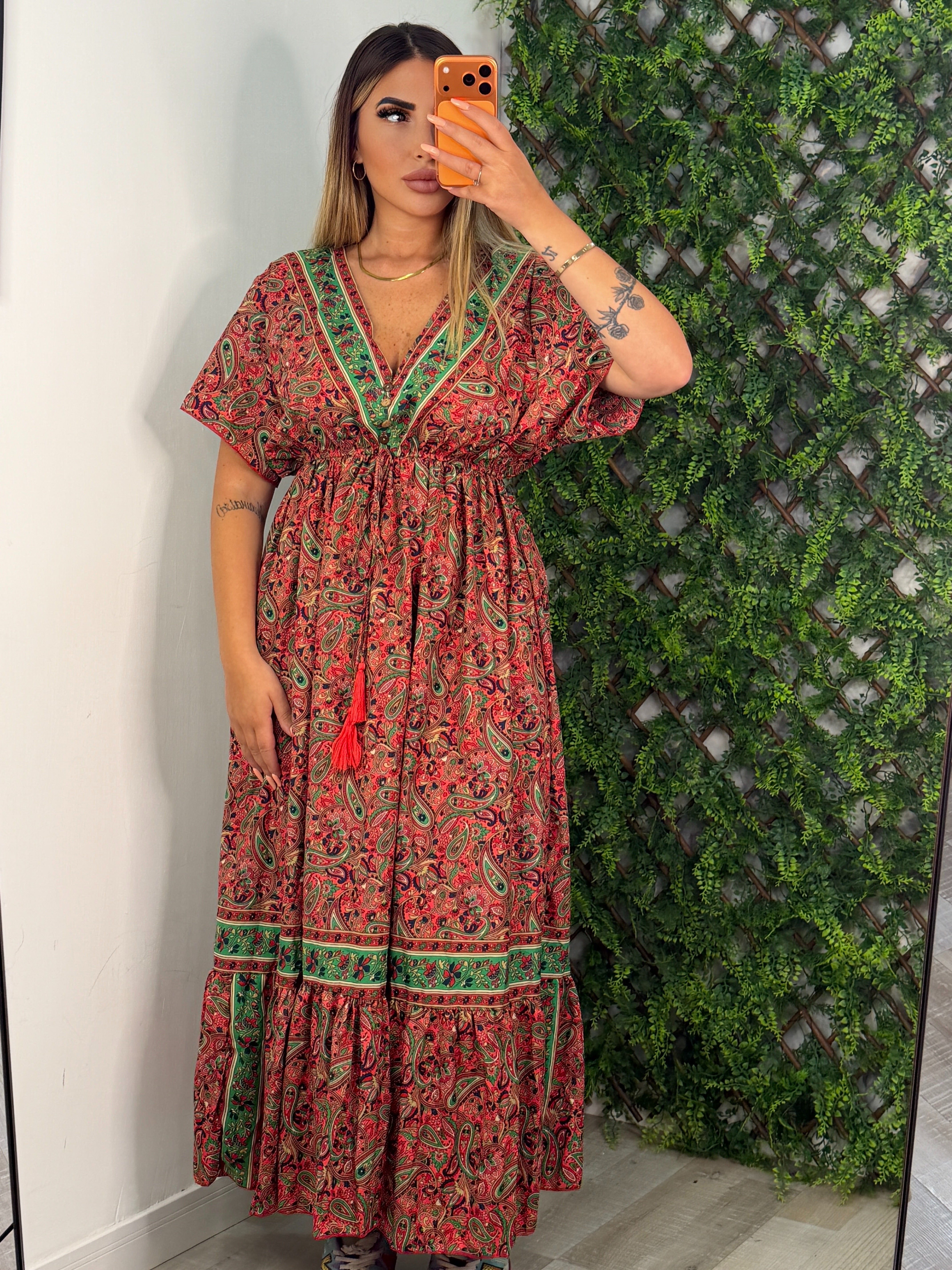 DRESS GITANA RED