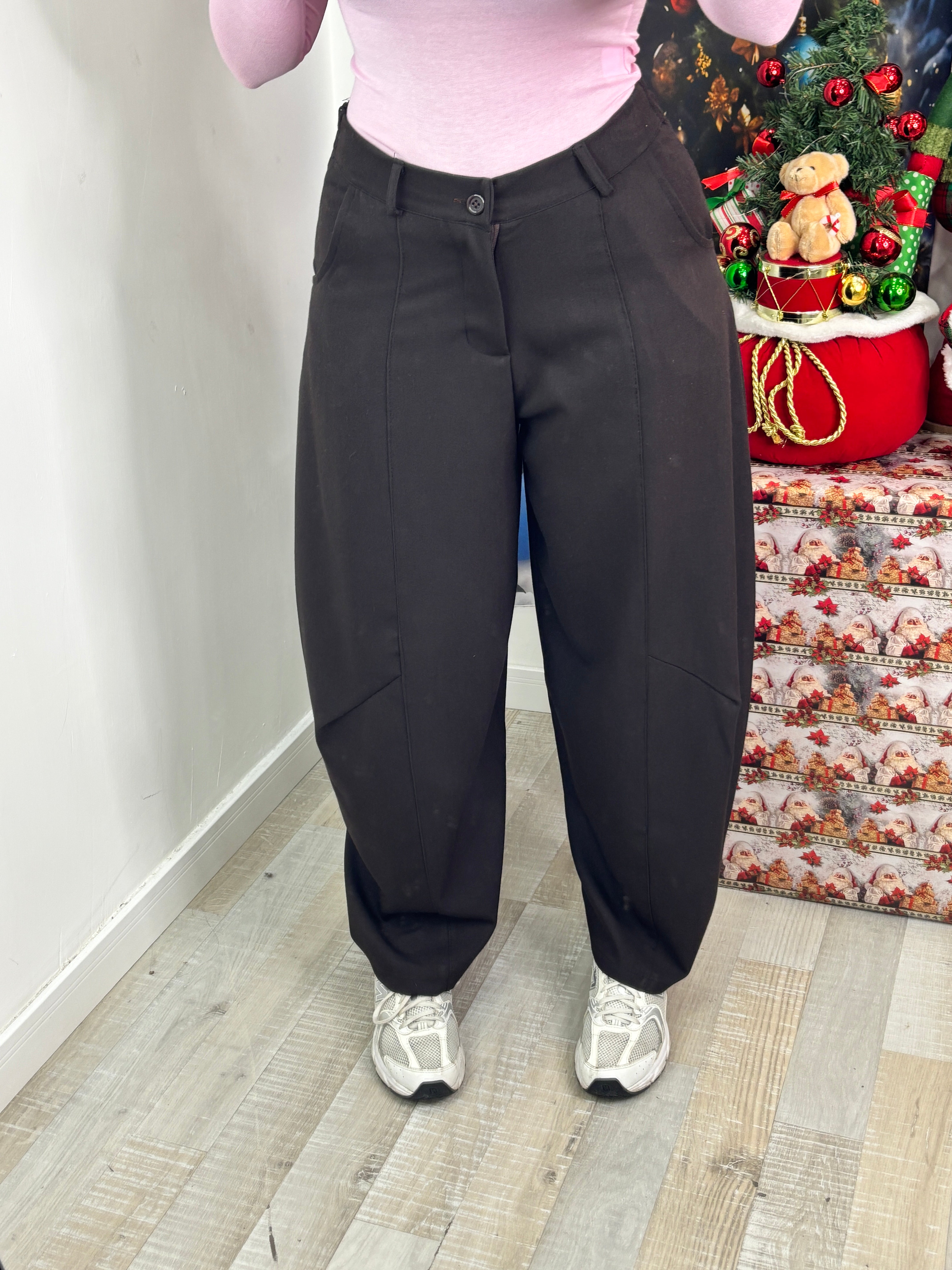PANTALONE BALLON MARRONE