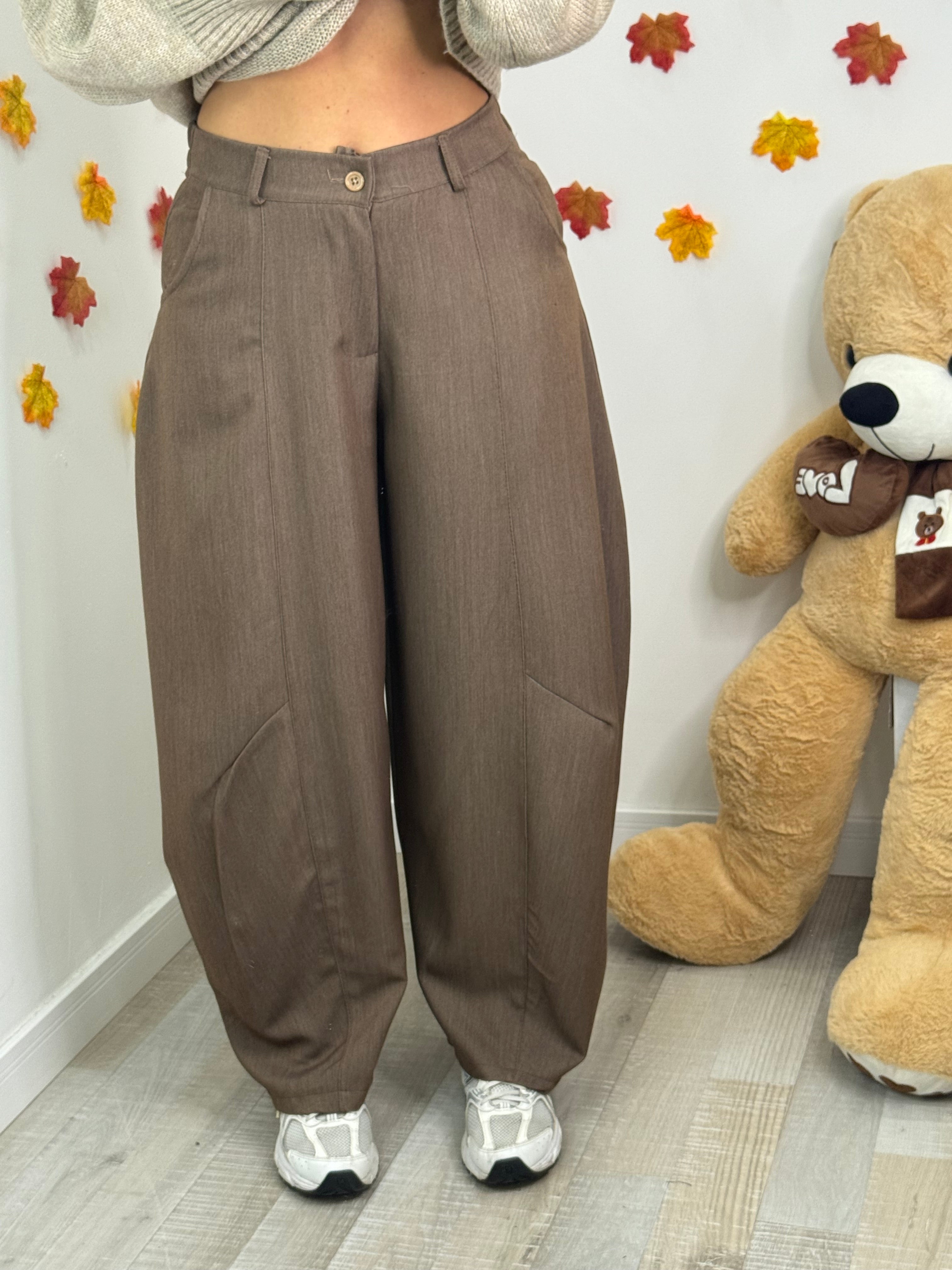 PANTALONE BALLON TORTORA