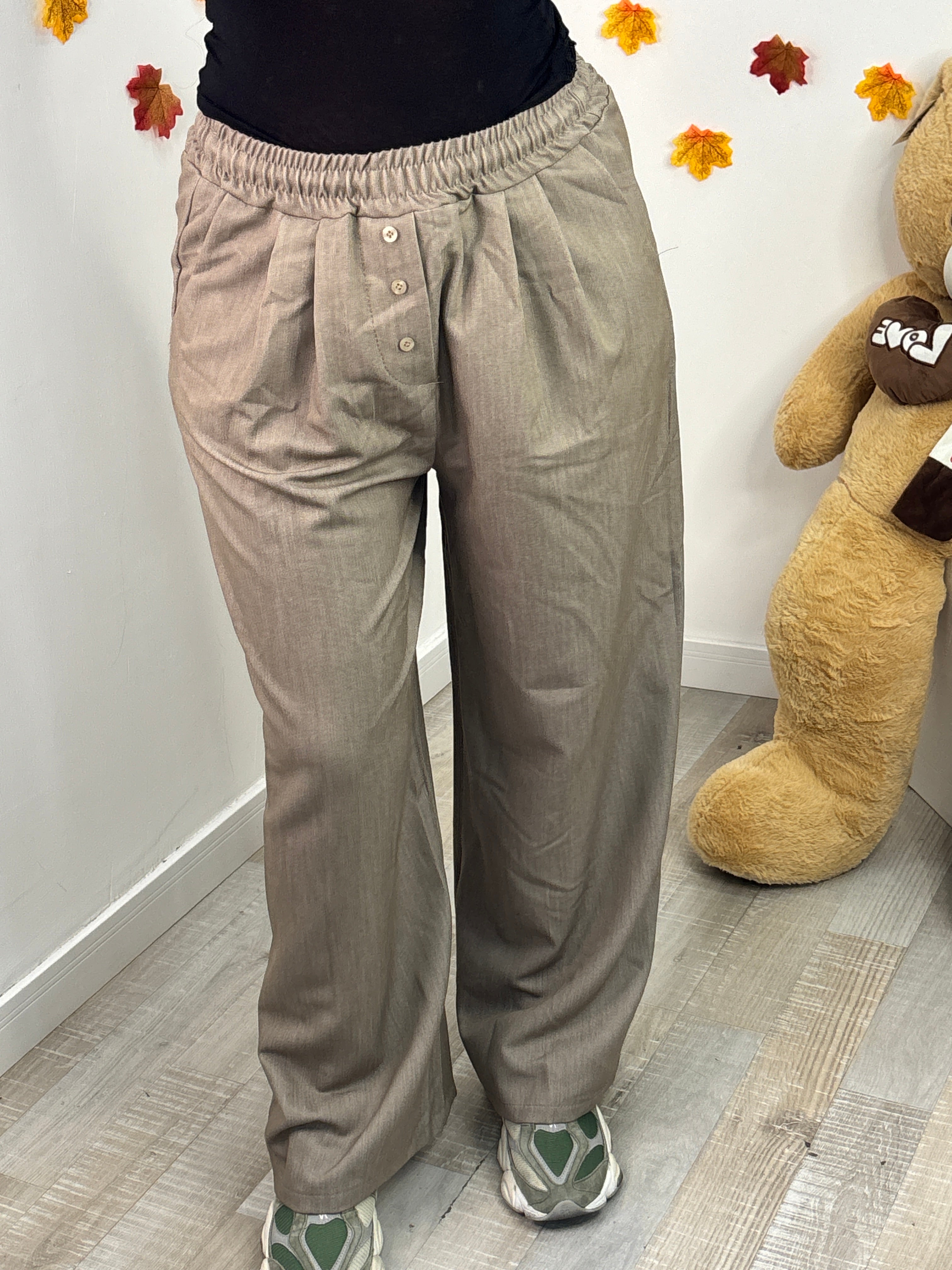 PANTALONE COMFY TORTORA