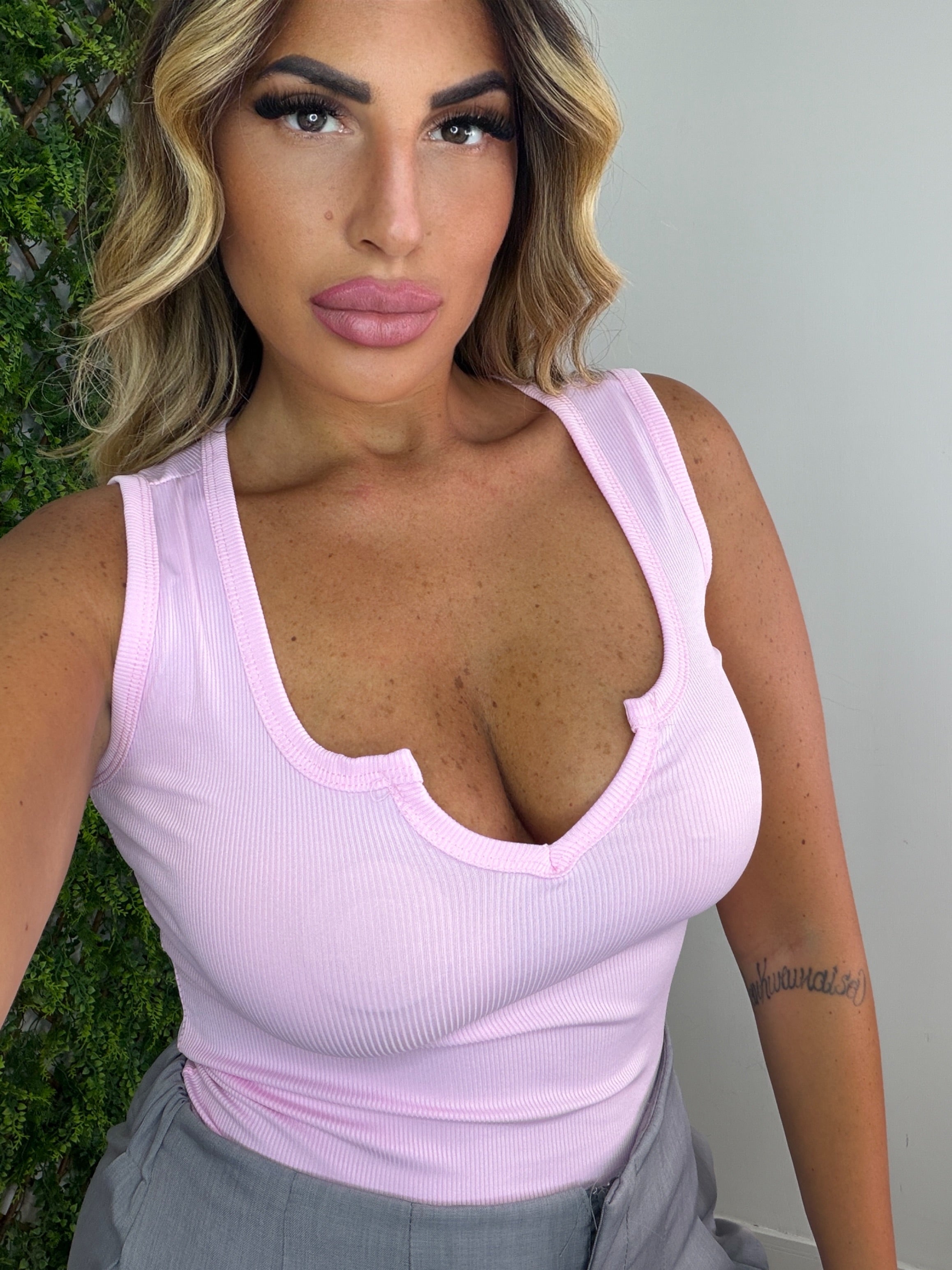 CANOTTA PUSH UP - ROSA