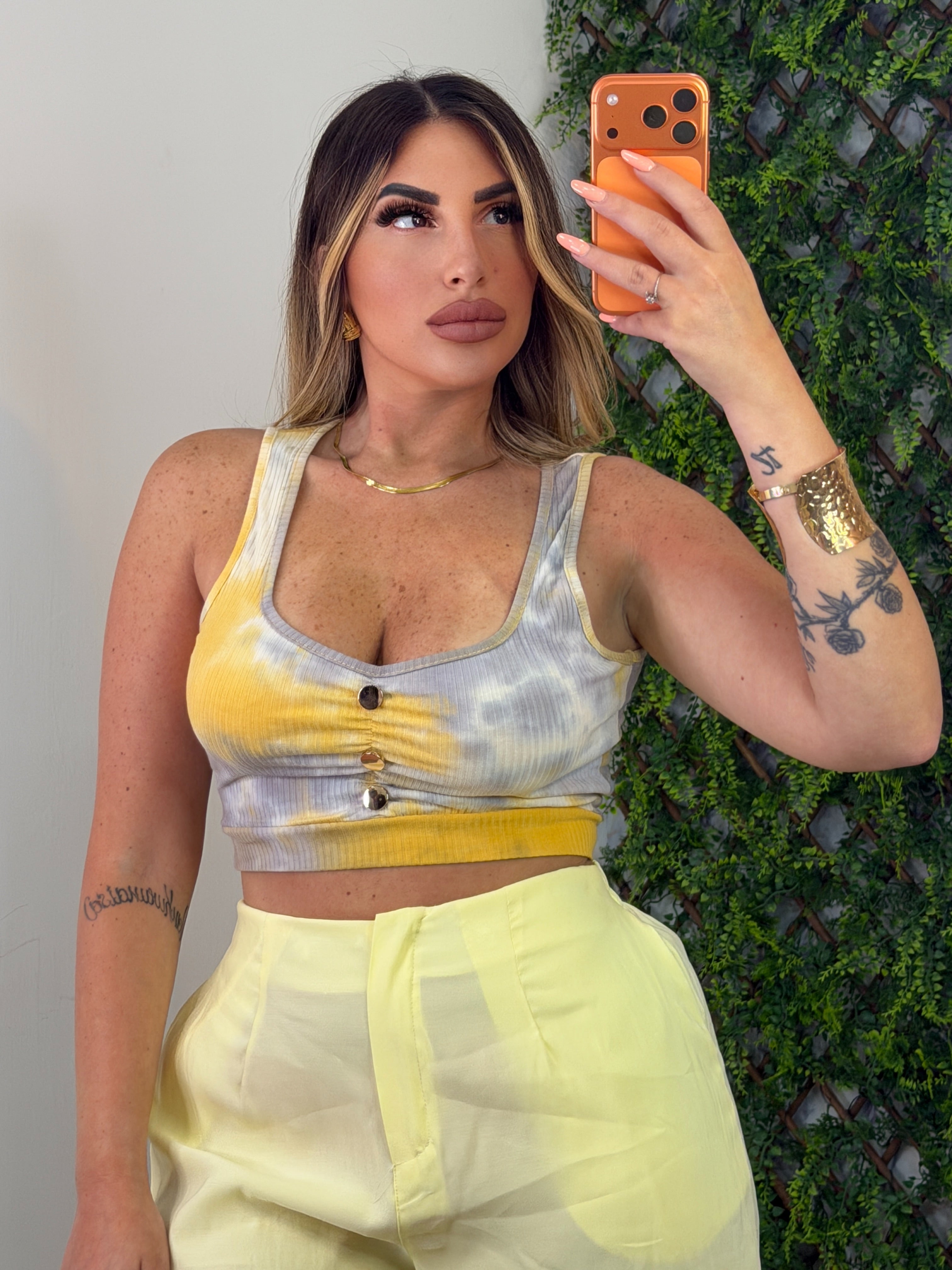 TOP MIAMI GIALLO