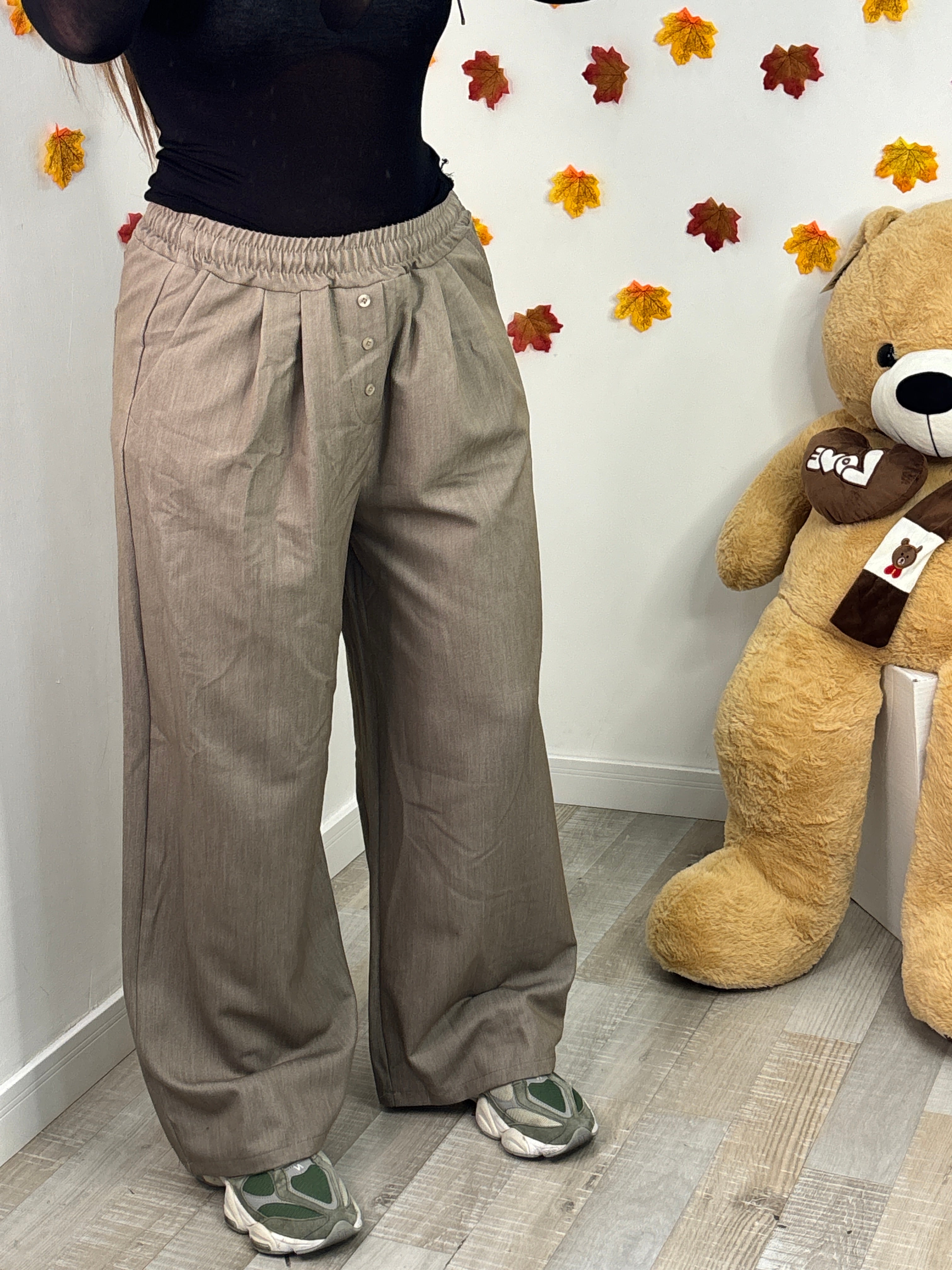 PANTALONE COMFY TORTORA