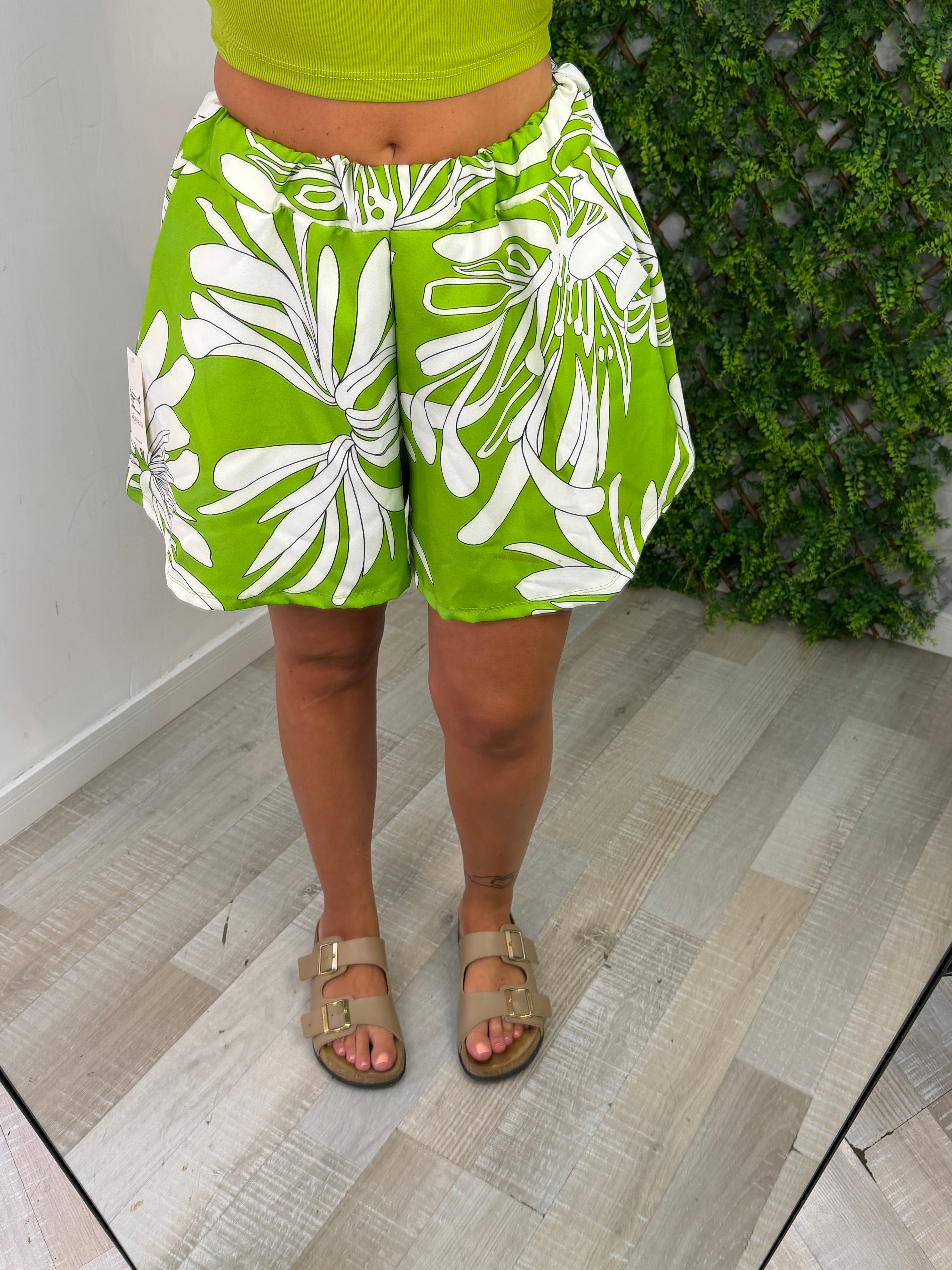 PANTALONCINO VERDE