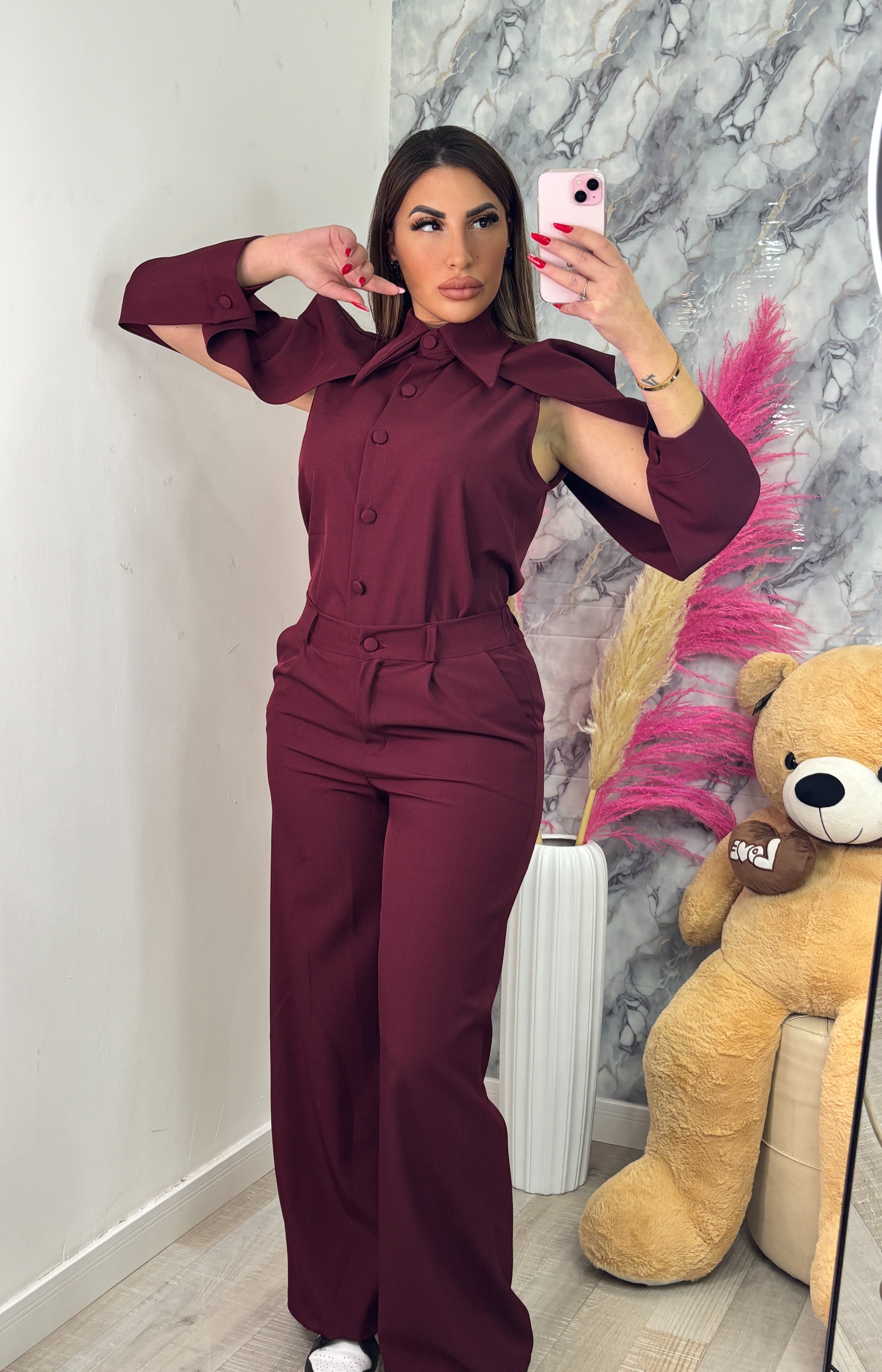COORDINATO SUAMI BORDEAUX