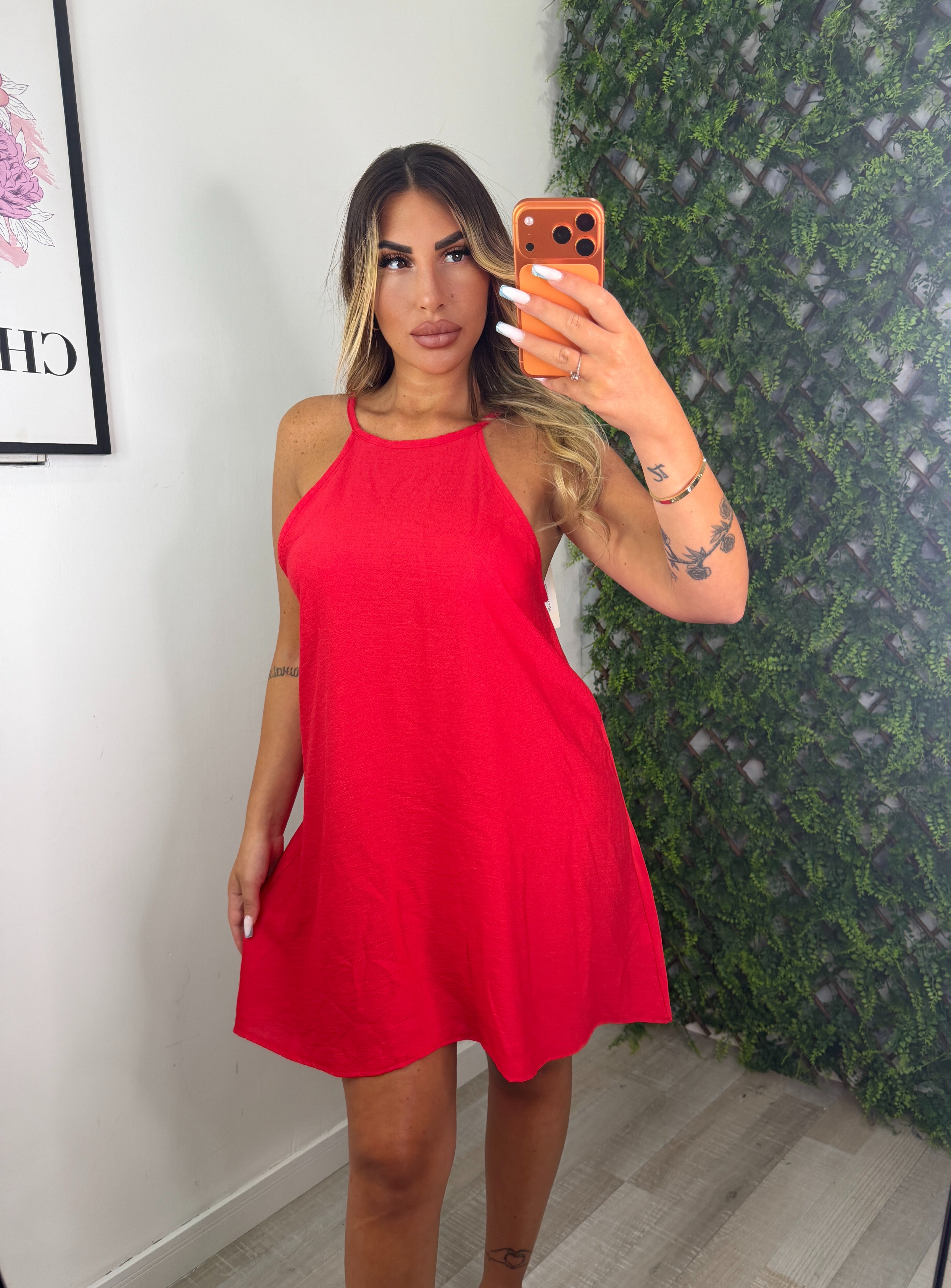 DRESS SUAMY ROSSO
