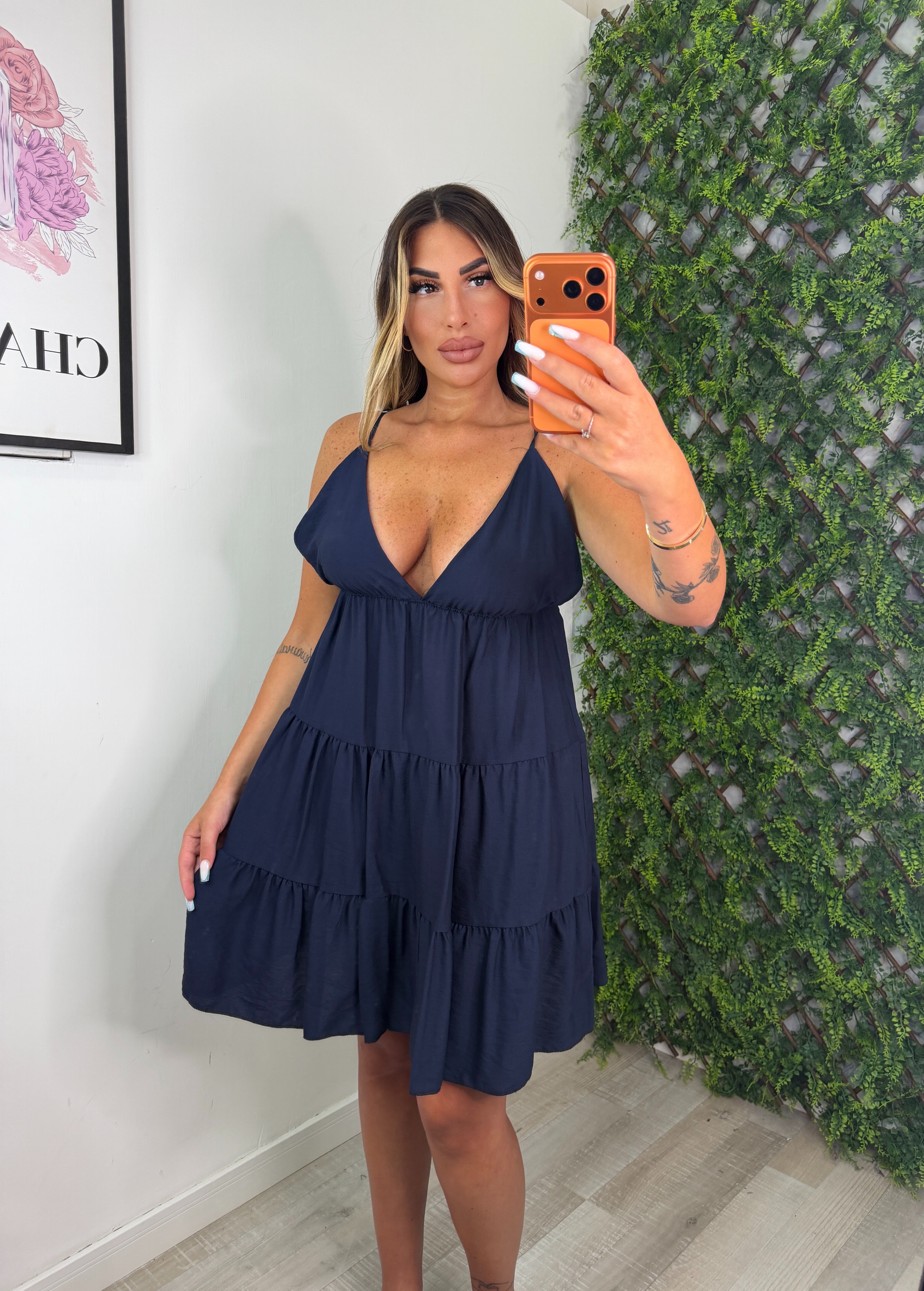 DRESS ANNA BLU NOTTE