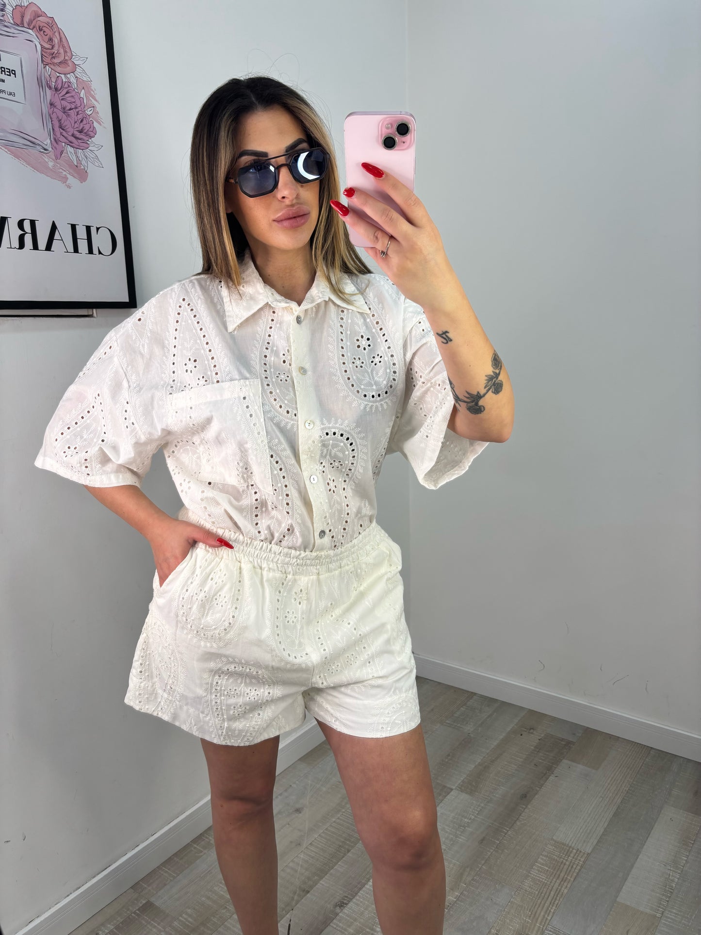 SHORTS TRAFORATO LUMINA