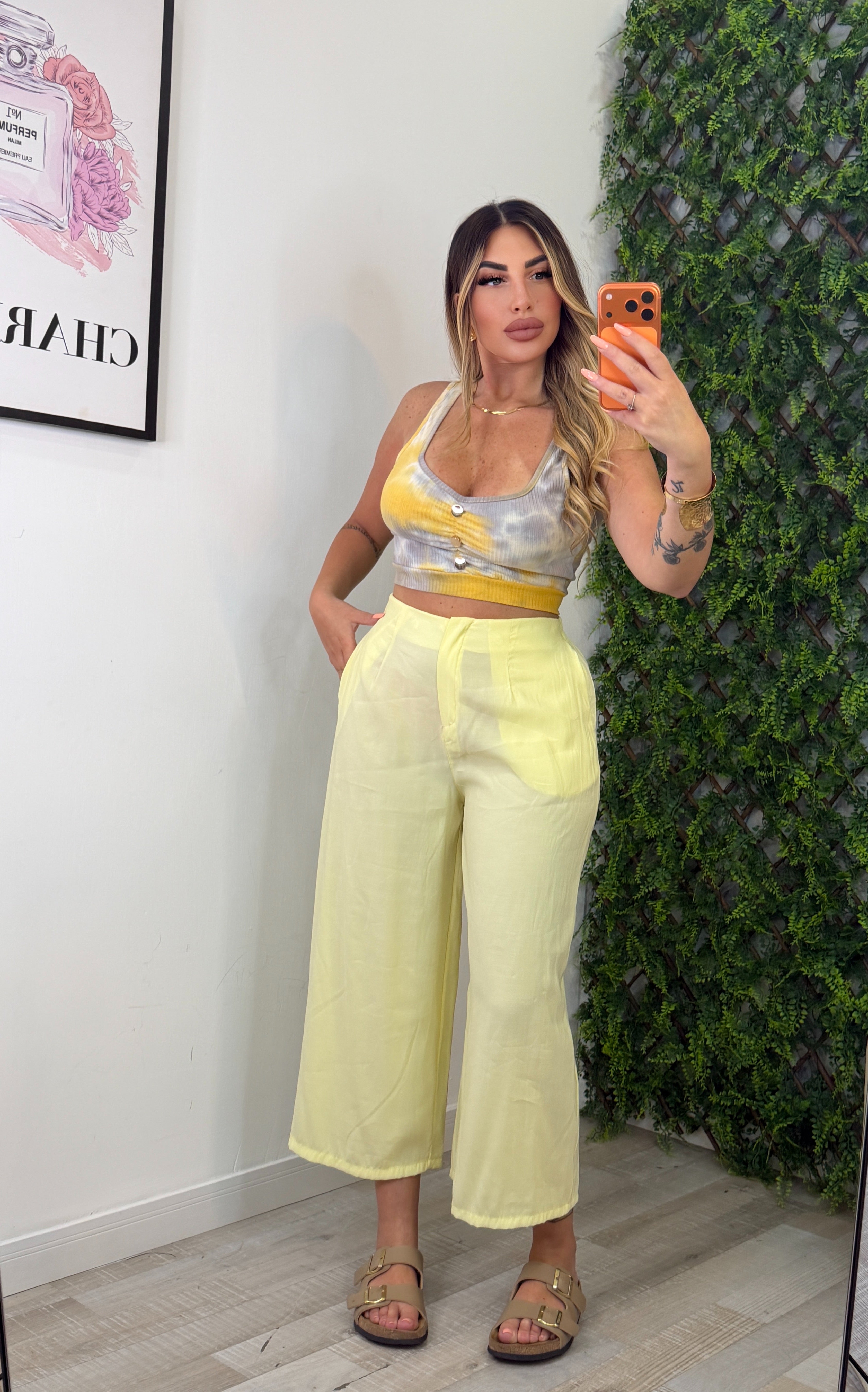 TOP MIAMI GIALLO