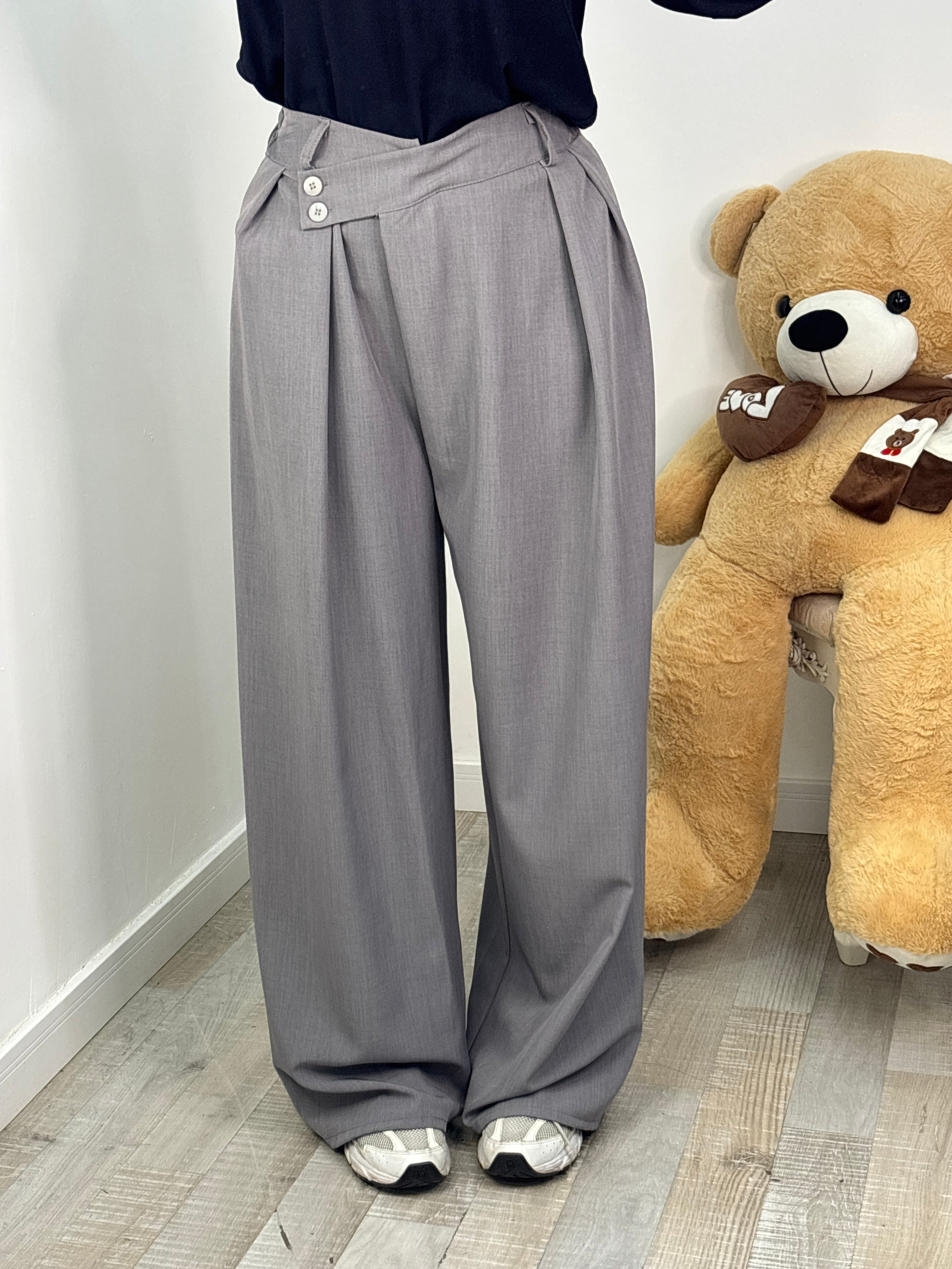 PANTALONE TRASV. GRIGIO